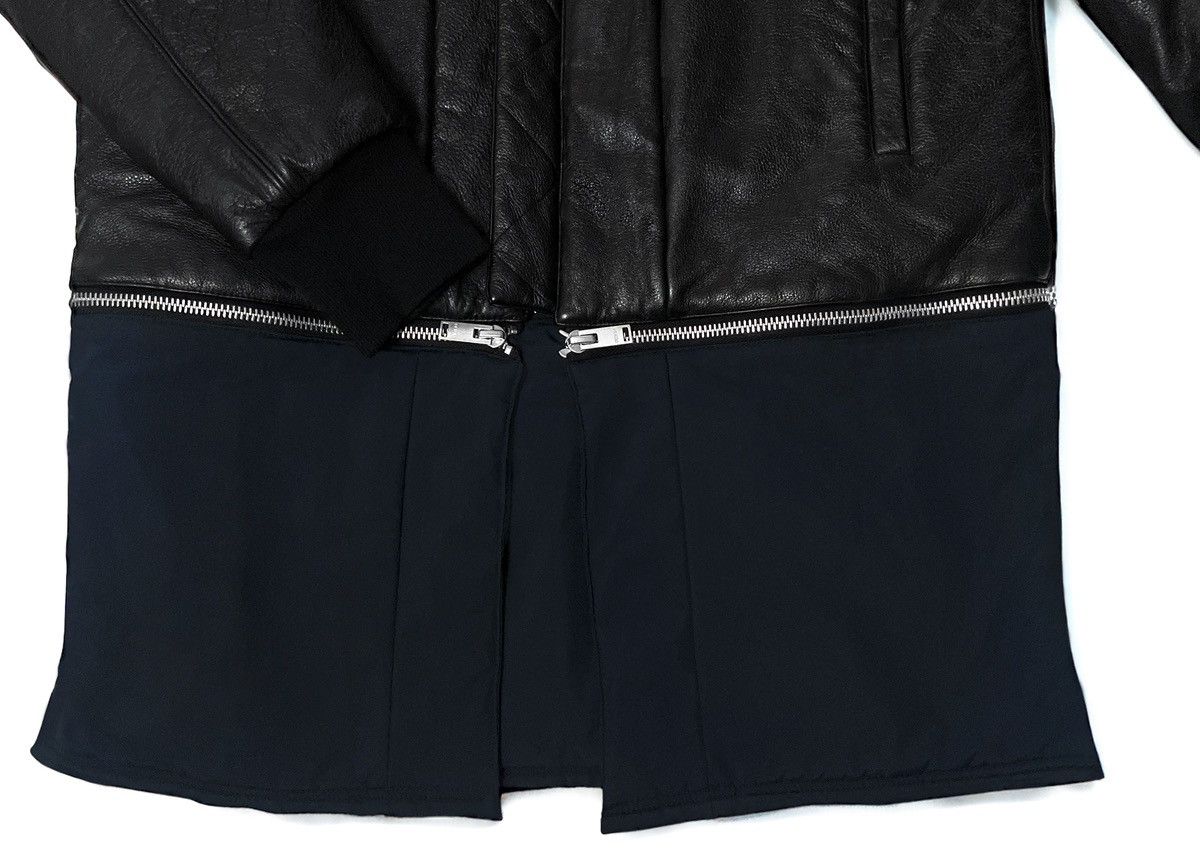 FULL GRAINED LEATHER JACKET RUNWAY PIECE