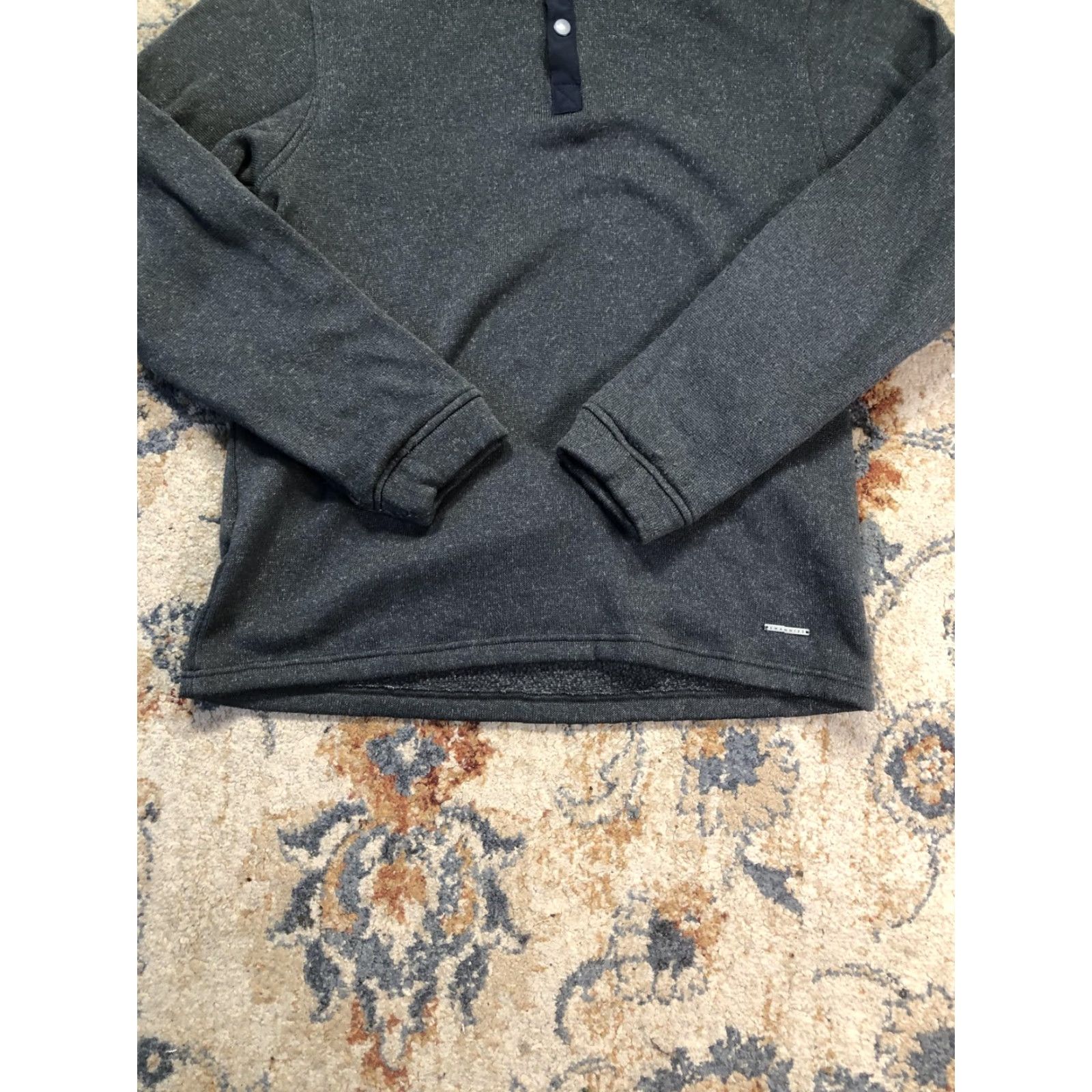 Vintage Swannies Sweater Mens L Gray Snap Mock Neck Thermal Knit Pullover Golf Size US L / EU 52-54 / 3 - 5 Thumbnail