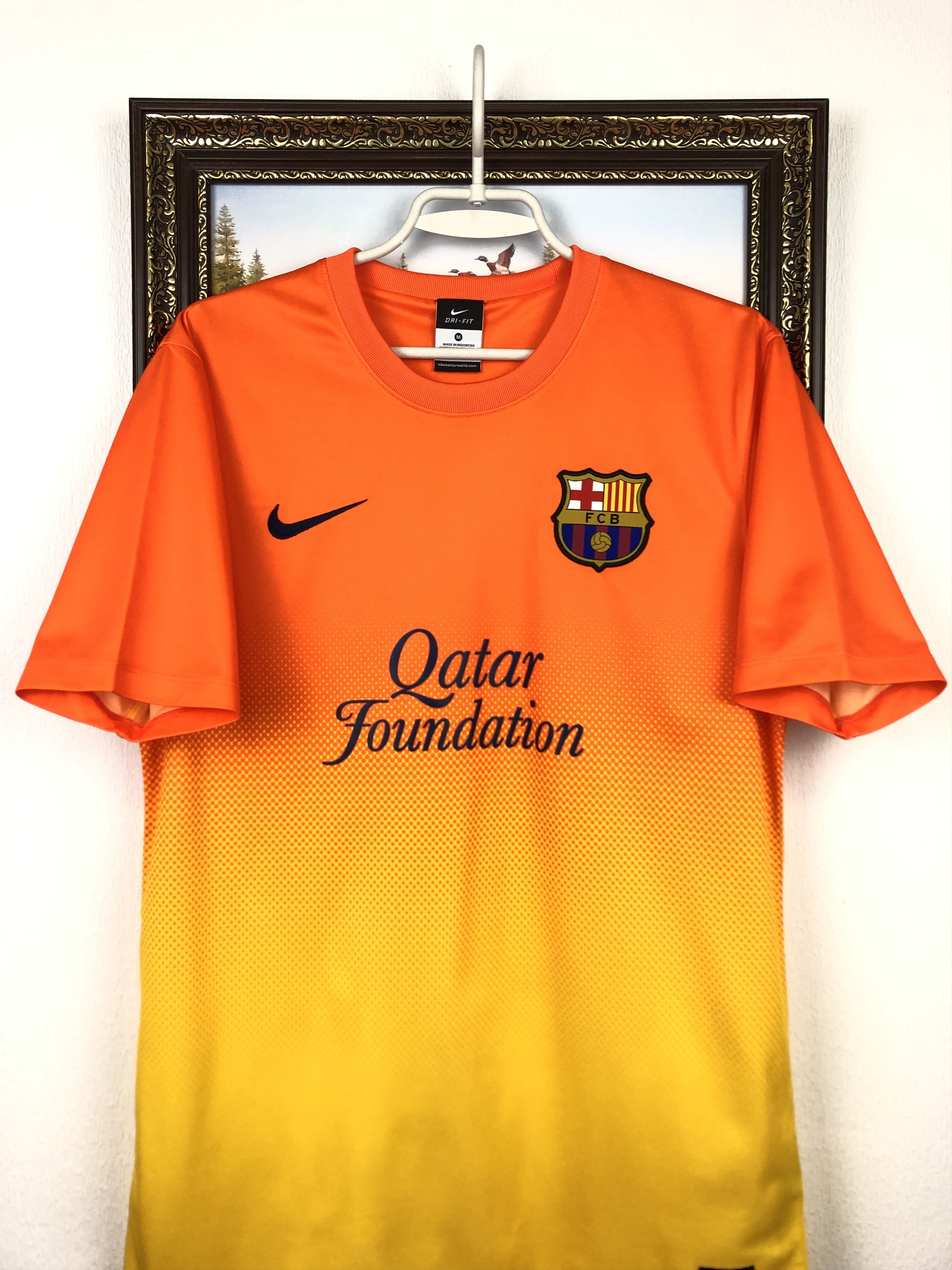 Nike Barcelona football shirt 2012 Soccer Nike Jersey Camiseta Size US M / EU 48-50 / 2 - 2 Thumbnail