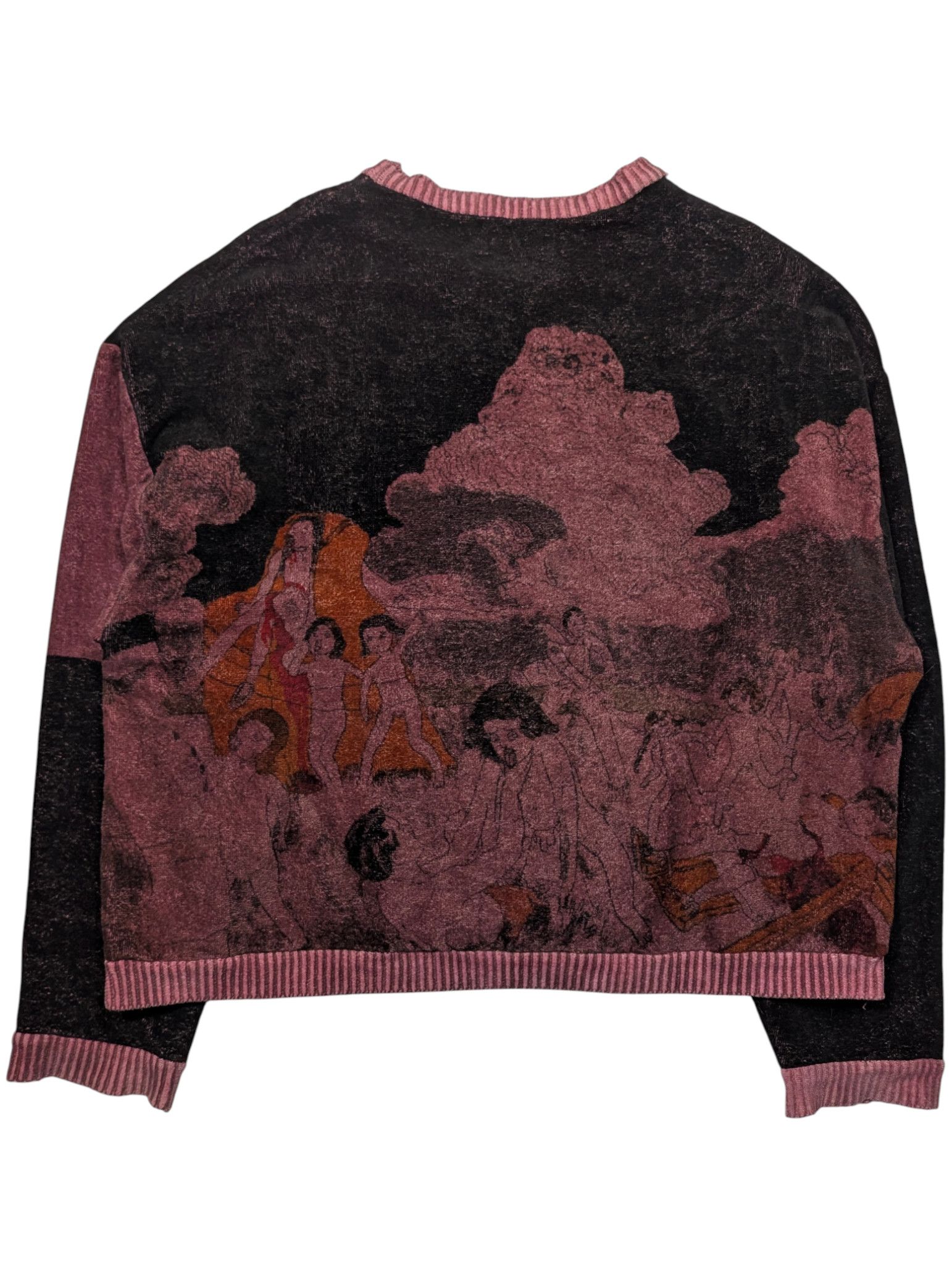 Enfants Riches Deprimes Runway SS19 Henry Darger Velour Sweater Size US M / EU 48-50 / 2 - 2 Thumbnail