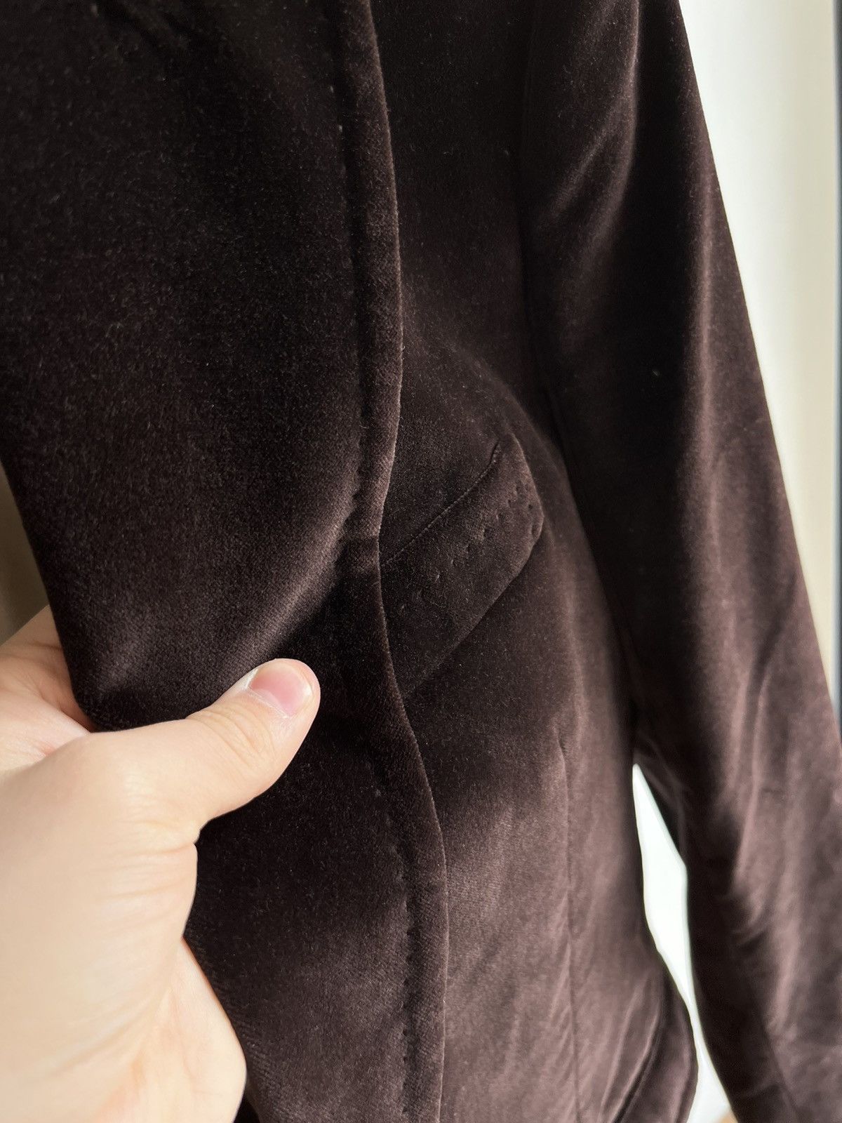 Dsquared2 Archive Dsquared2 AW06 runway hand made velvet blazer jacket Size 50S - 5 Thumbnail