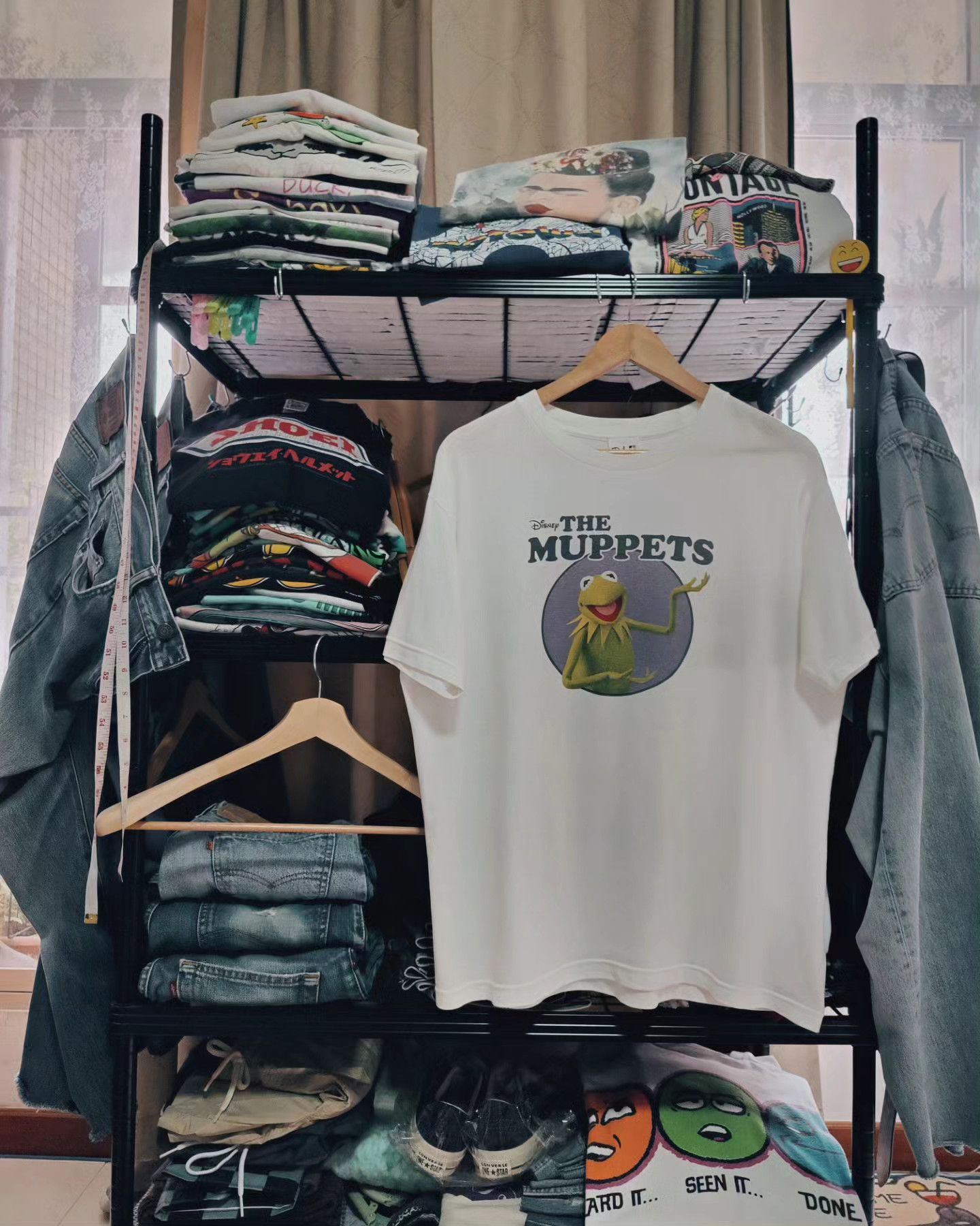 Disney × Vintage Disney the Muppets, Kermit the Frog 🐸 Size US L / EU 52-54 / 3 - 3 Thumbnail