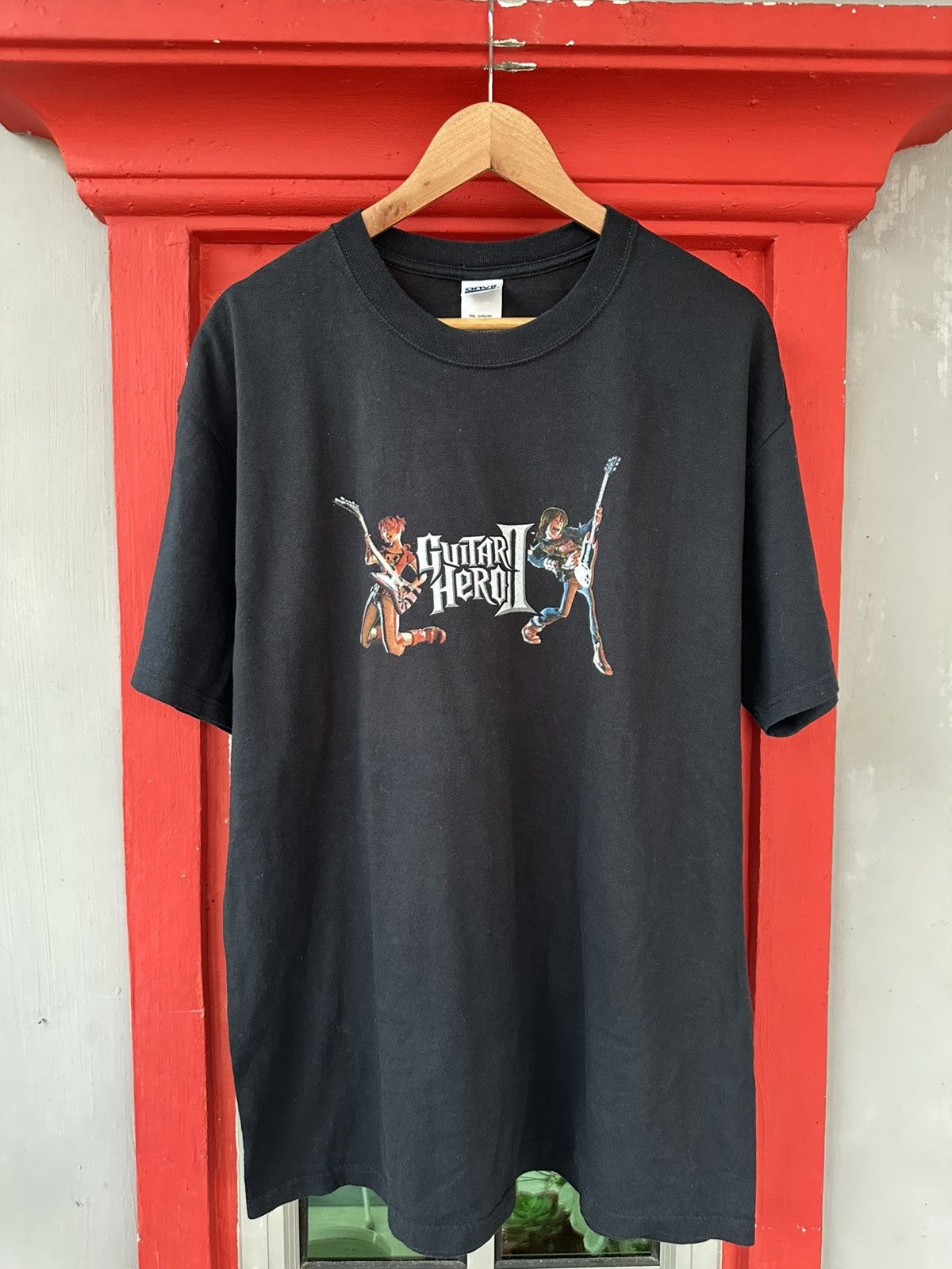 Rockstar Games RARE Vintage Guitar Hero 2 By Rockstar Games Promo Tee Size US XL / EU 56 / 4 - 1 Thumbnail