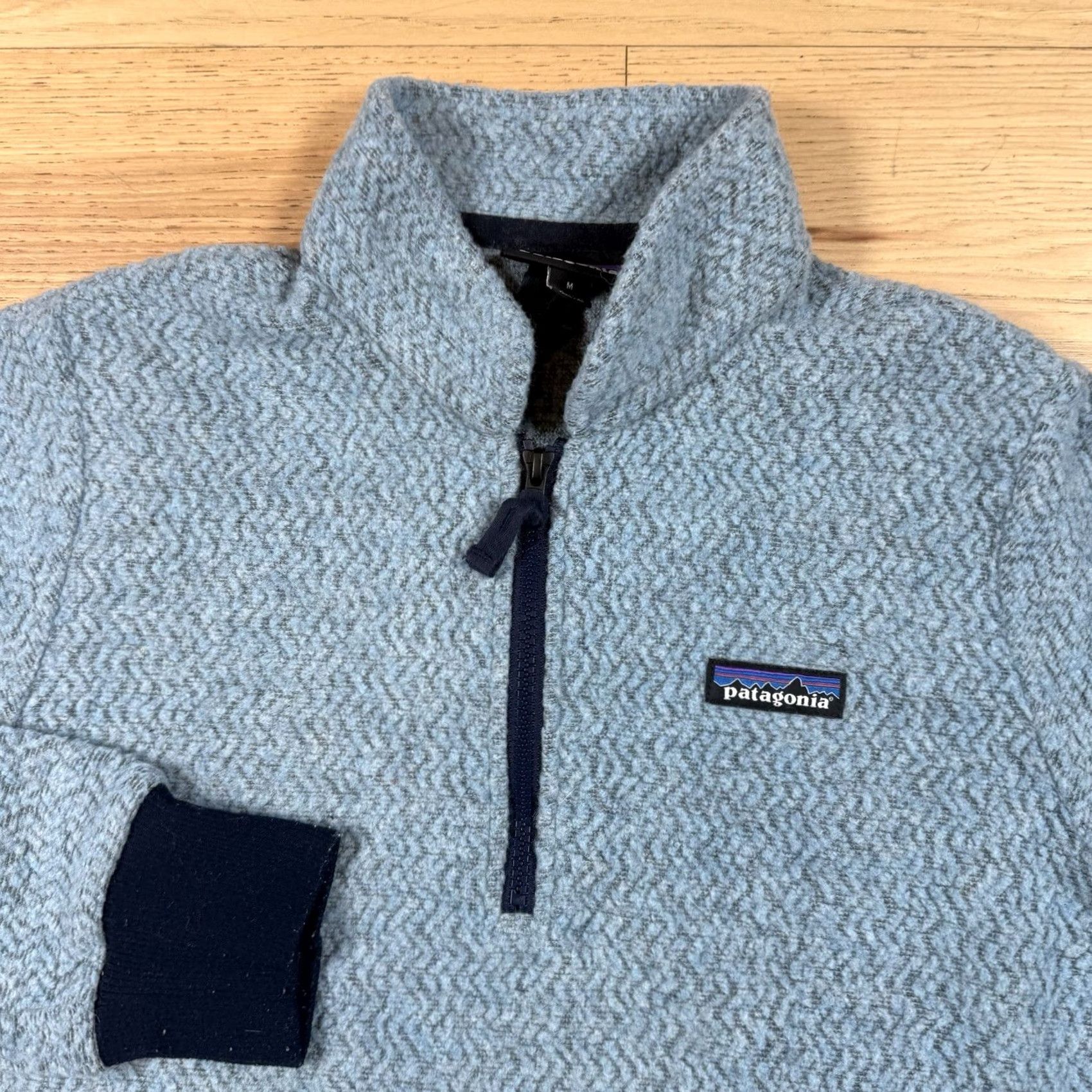 Patagonia Patagonia Wool Fleece Pullover Gray Medium Mens Woolyester Gorpcore Recycled Wool Quarter Zip Sweater Grey M Mens Size US M / EU 48-50 / 2 - 3 Thumbnail