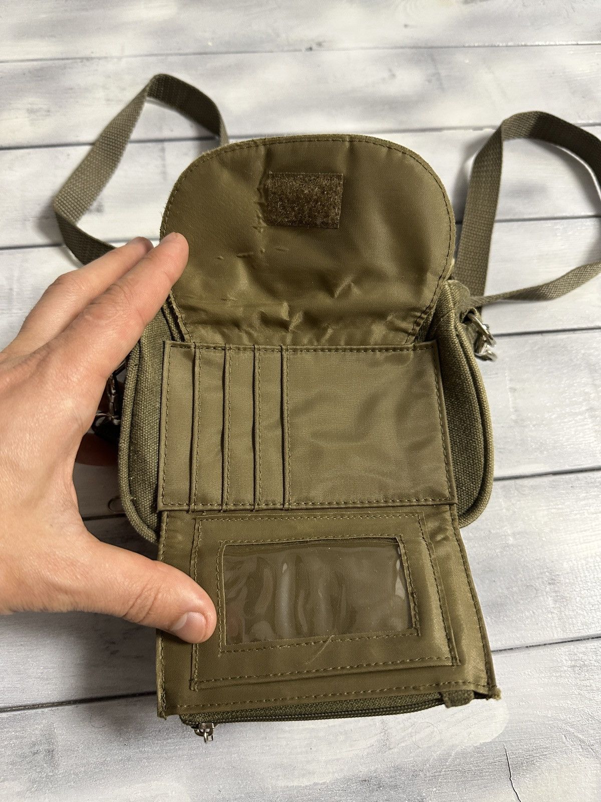 Japanese Brand Rare Vintage Military Shoulder Crossbody Mini Bag Size ONE SIZE - 10 Thumbnail