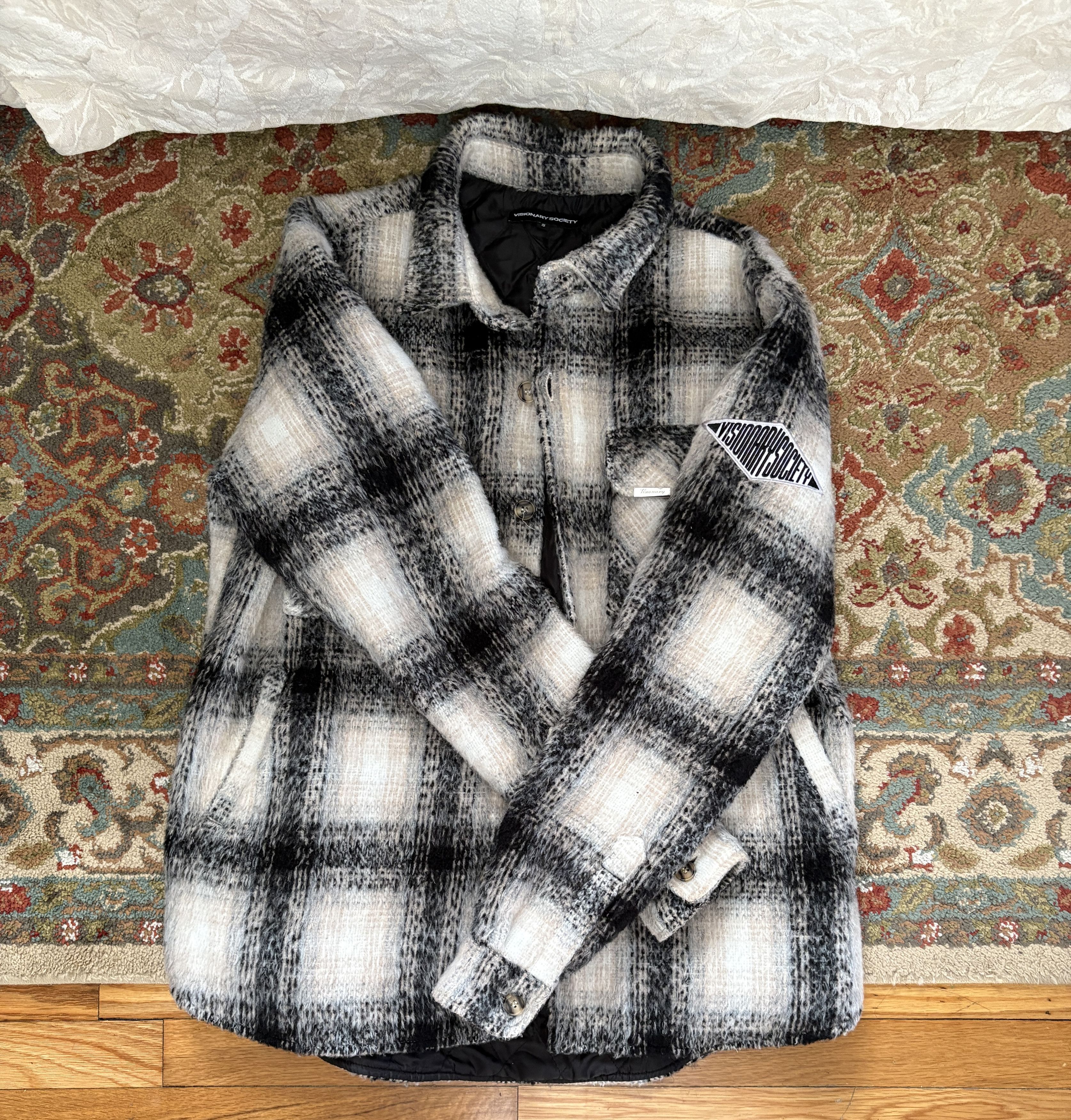 Other Visionary Society Quilted Mohair Flannel Jacket Size US S / EU 44-46 / 1 - 2 Thumbnail