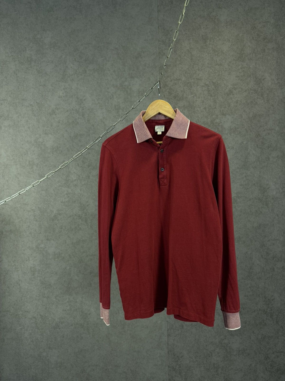 Armani Collezioni Armani Collezioni luxury designer polo sweatshirt Size US M / EU 48-50 / 2 - 1 Thumbnail