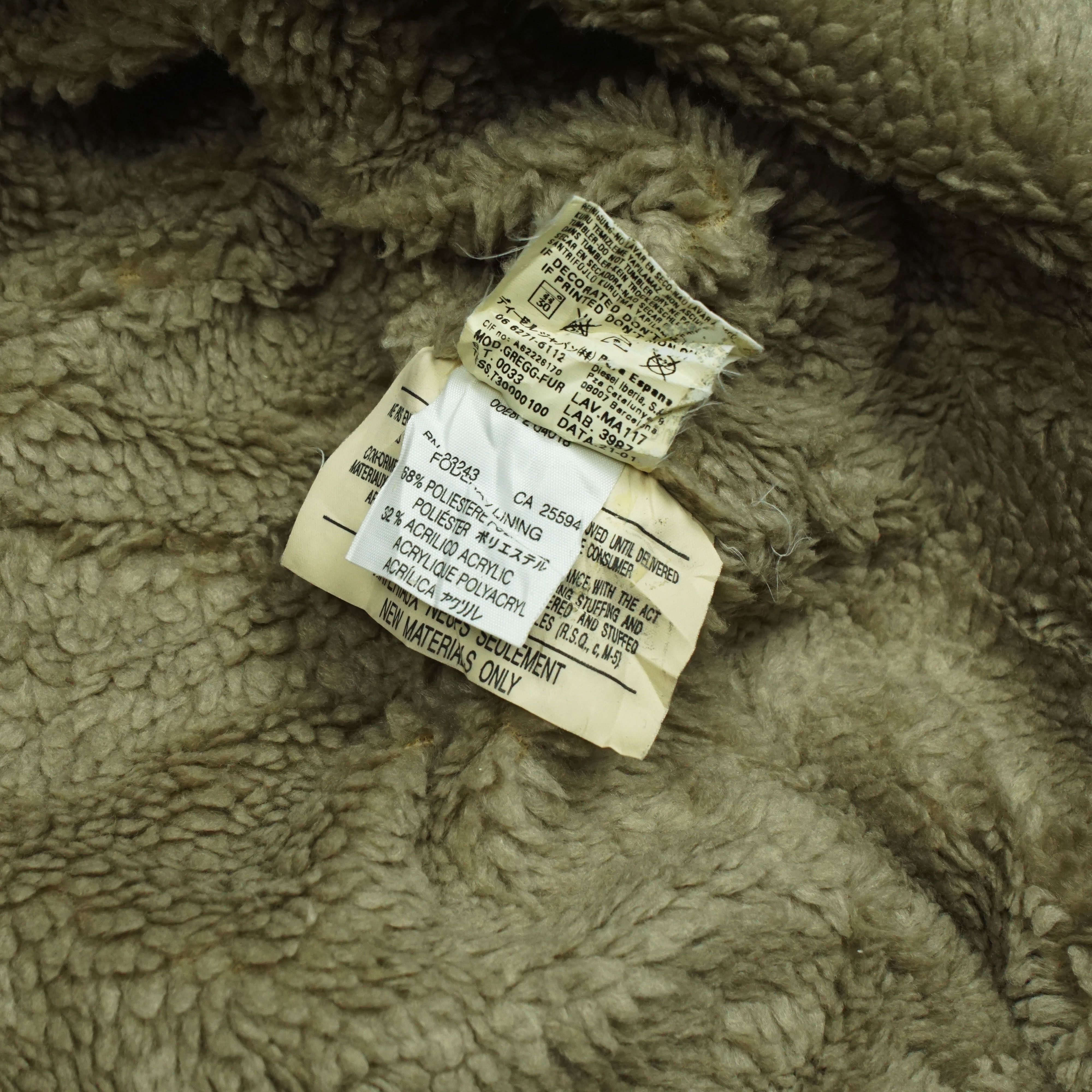 Diesel *NoTariff Diesel Corduroy Sherpa Jacket Size US M / EU 48-50 / 2 - 8 Thumbnail