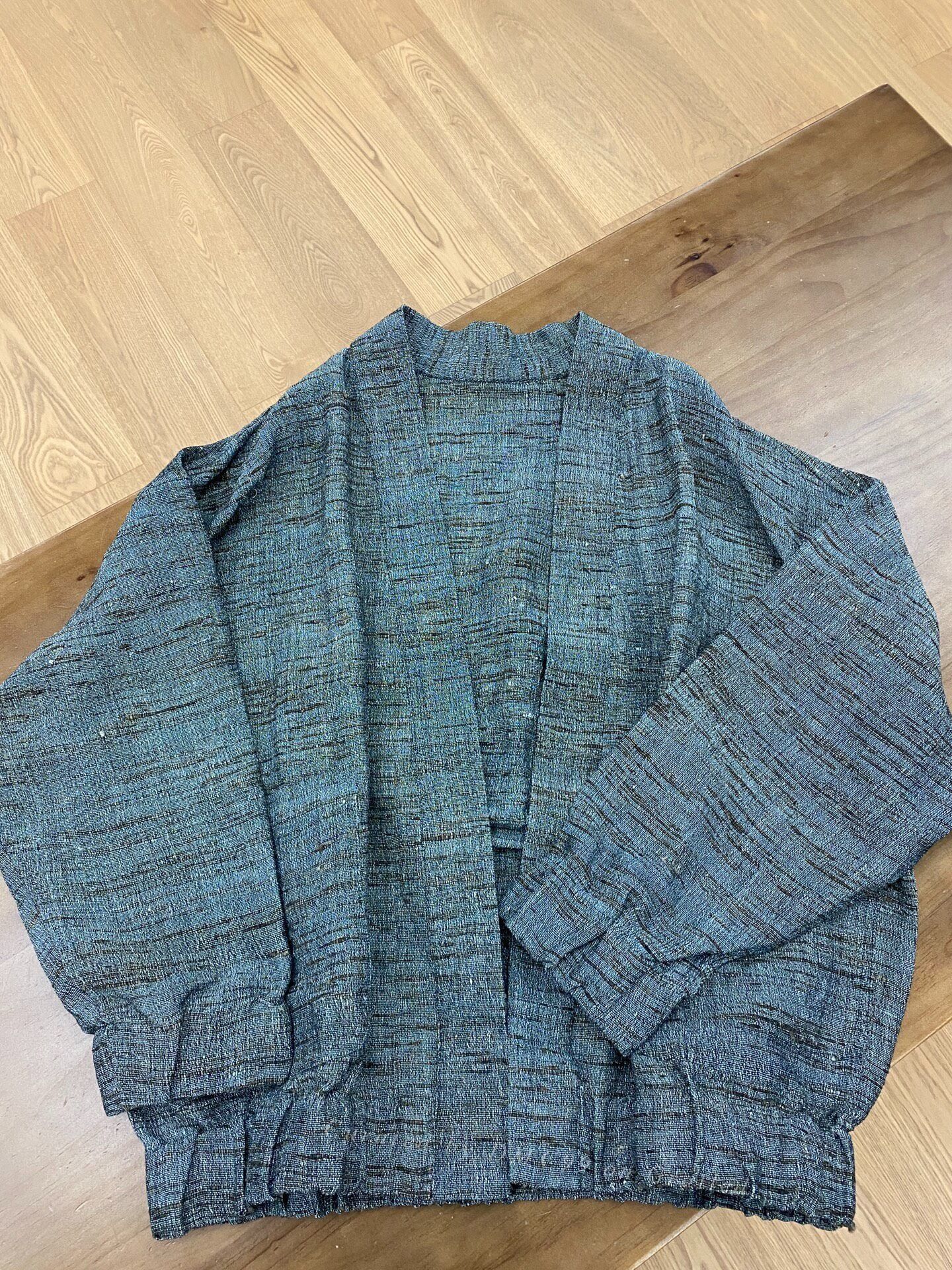 Other Ancient Dyed Tussah Silk Handmade Coat Size M / US 6-8 / IT 42-44 - 1 Thumbnail