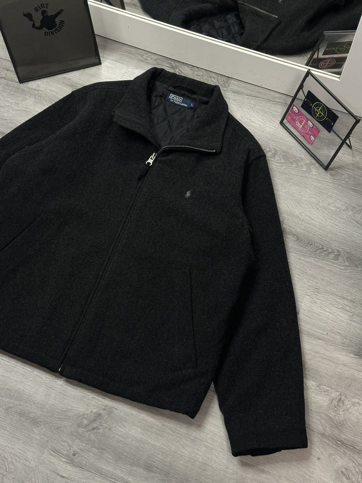 Polo Ralph Lauren × Vintage Polo Ralph Lauren vintage wool bomber jacket Size US L / EU 52-54 / 3 - 9 Thumbnail