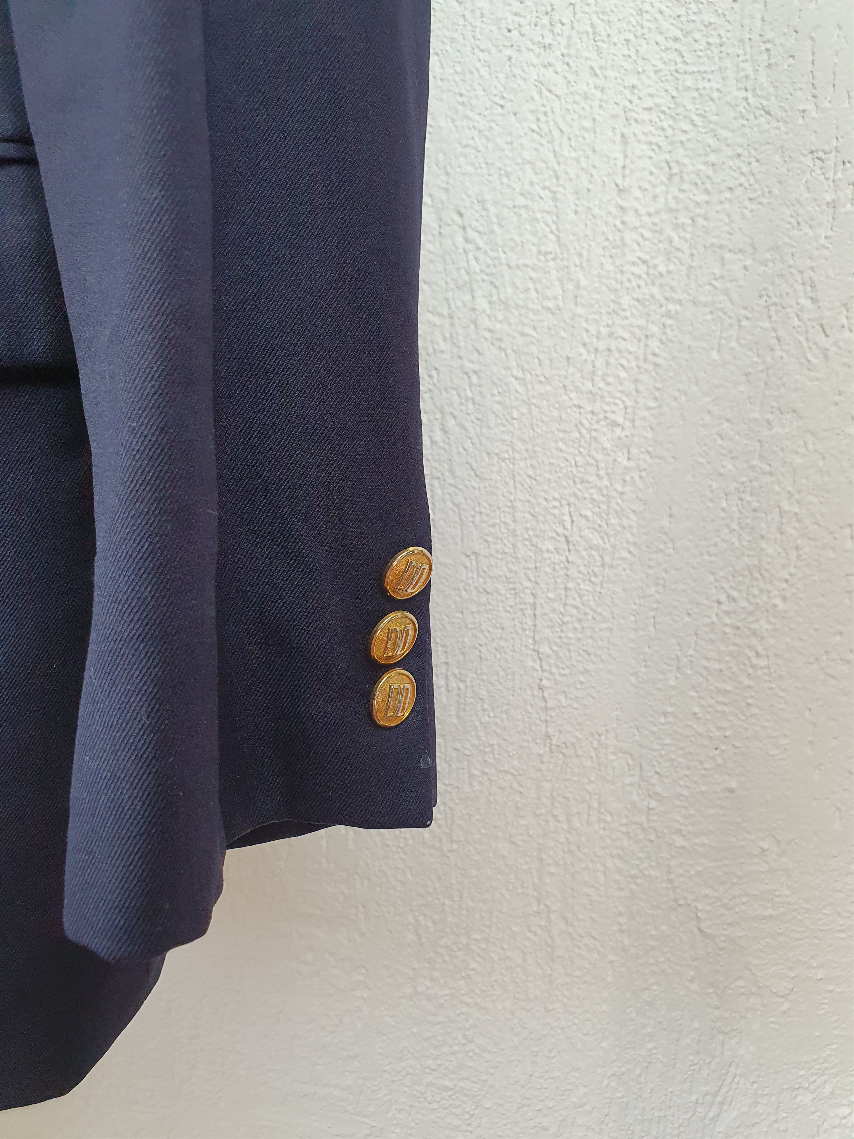 DAKS × Vintage Dark London Wool Jacket Gold Button Blazers Medium Size Size US M / EU 48-50 / 2 - 3 Thumbnail