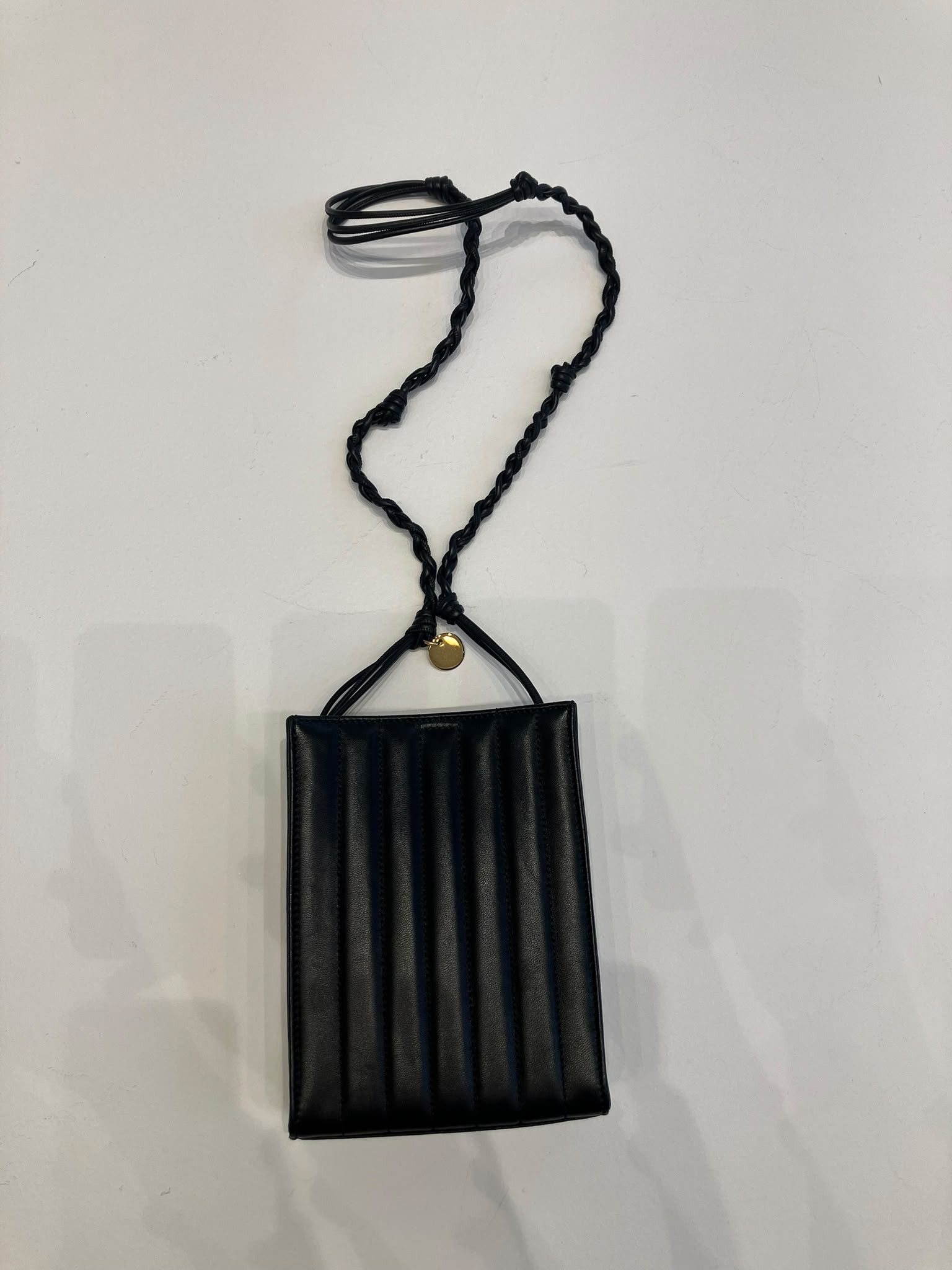 Jil Sander o1mt1gz0726 Size: OS / Quilted Small Tangle Bag in Black Size ONE SIZE - 1 Thumbnail