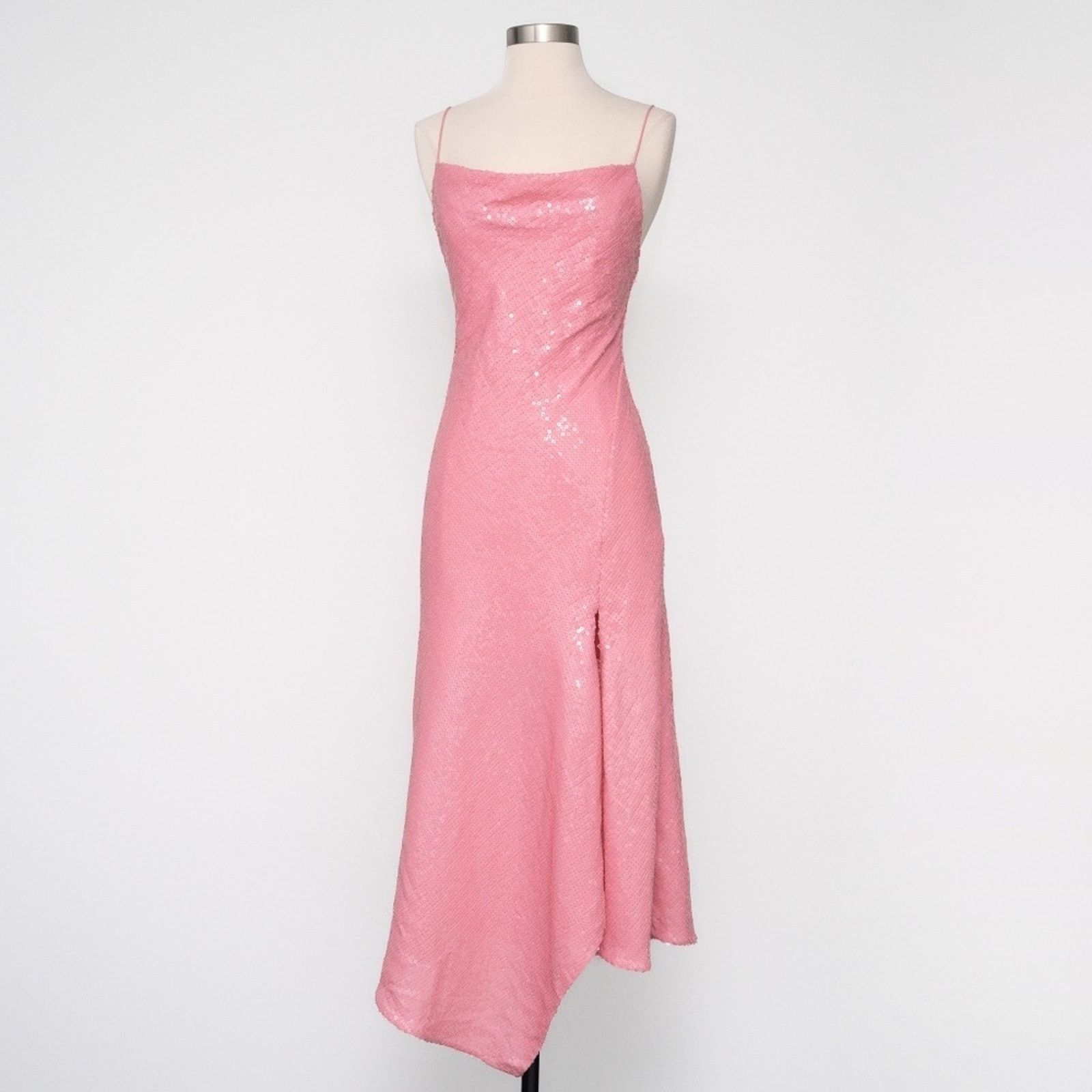 Alice + Olivia. Harmony sequin midi dress.