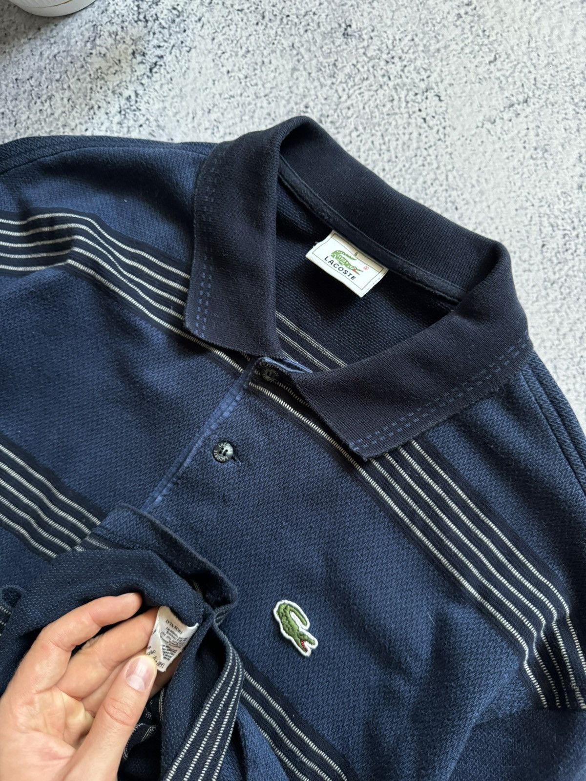 Lacoste × Vintage Vintage Lacoste sweater rugby 90s men’s M L sweatshirt Size US L / EU 52-54 / 3 - 5 Thumbnail