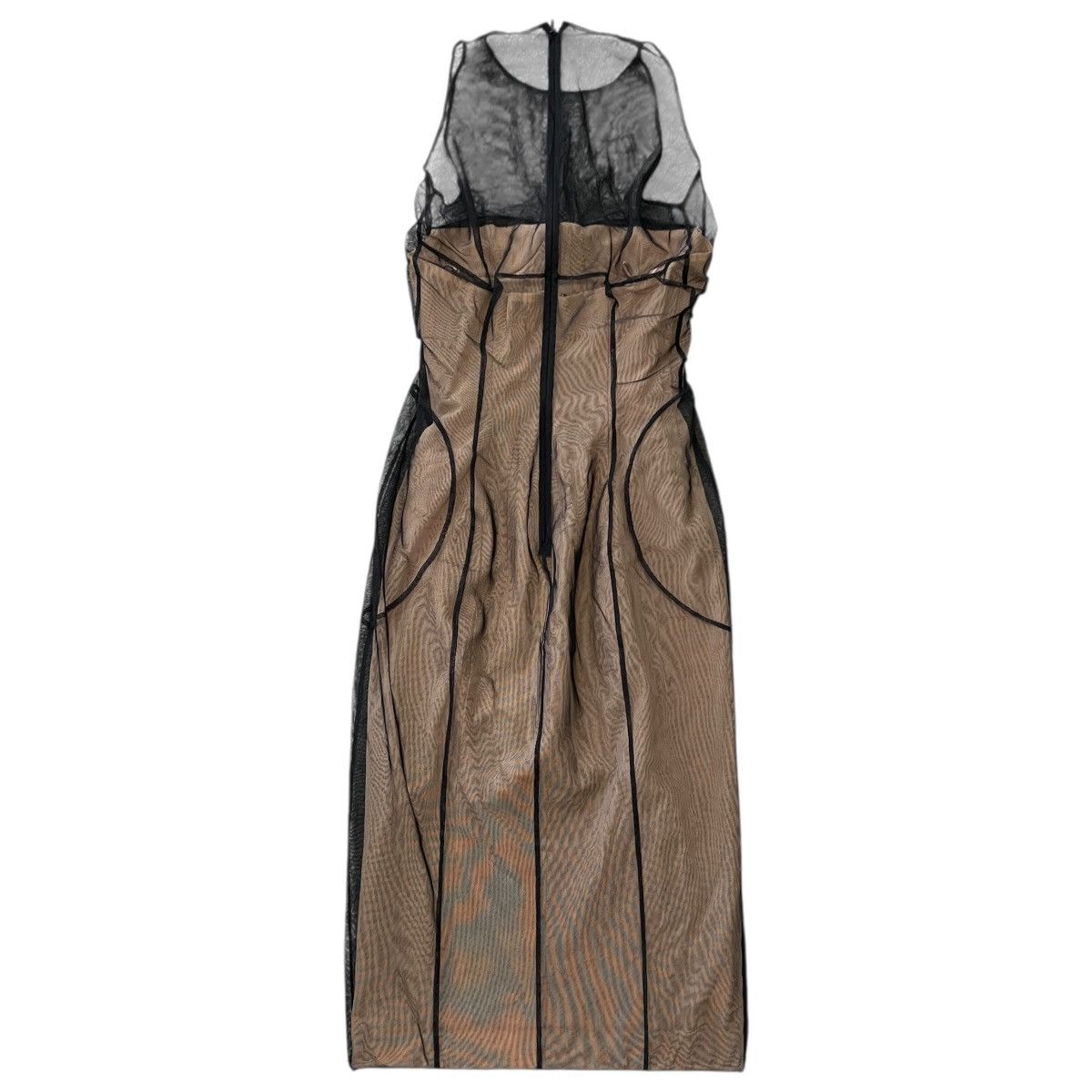 Gucci GUCCI By TOM FORD 2001SS Runway Mesh Corset Bodycon Dress Size M / US 6-8 / IT 42-44 - 9 Thumbnail