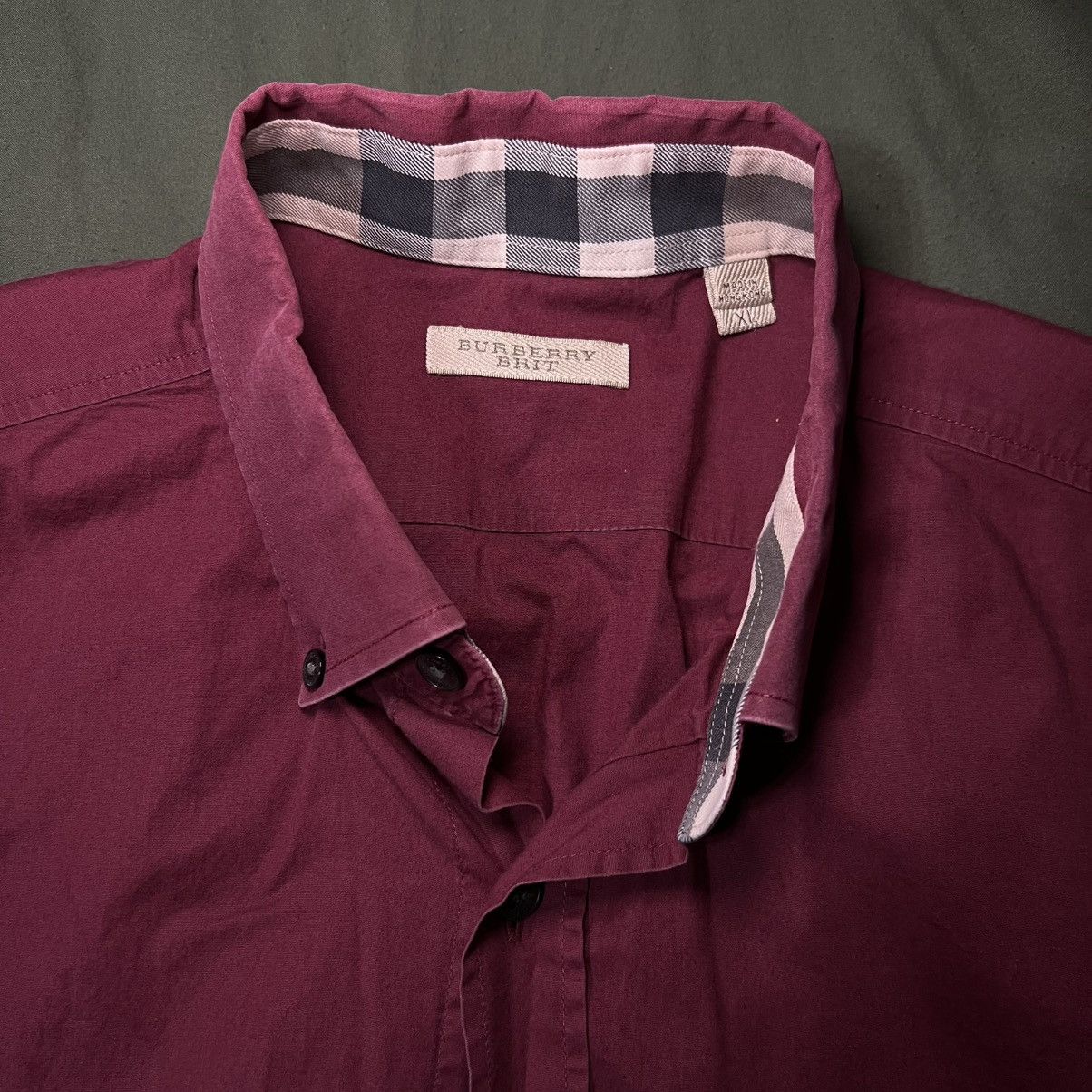 Burberry Burberry button up and plaid collar shirt Size US XL / EU 56 / 4 - 3 Thumbnail