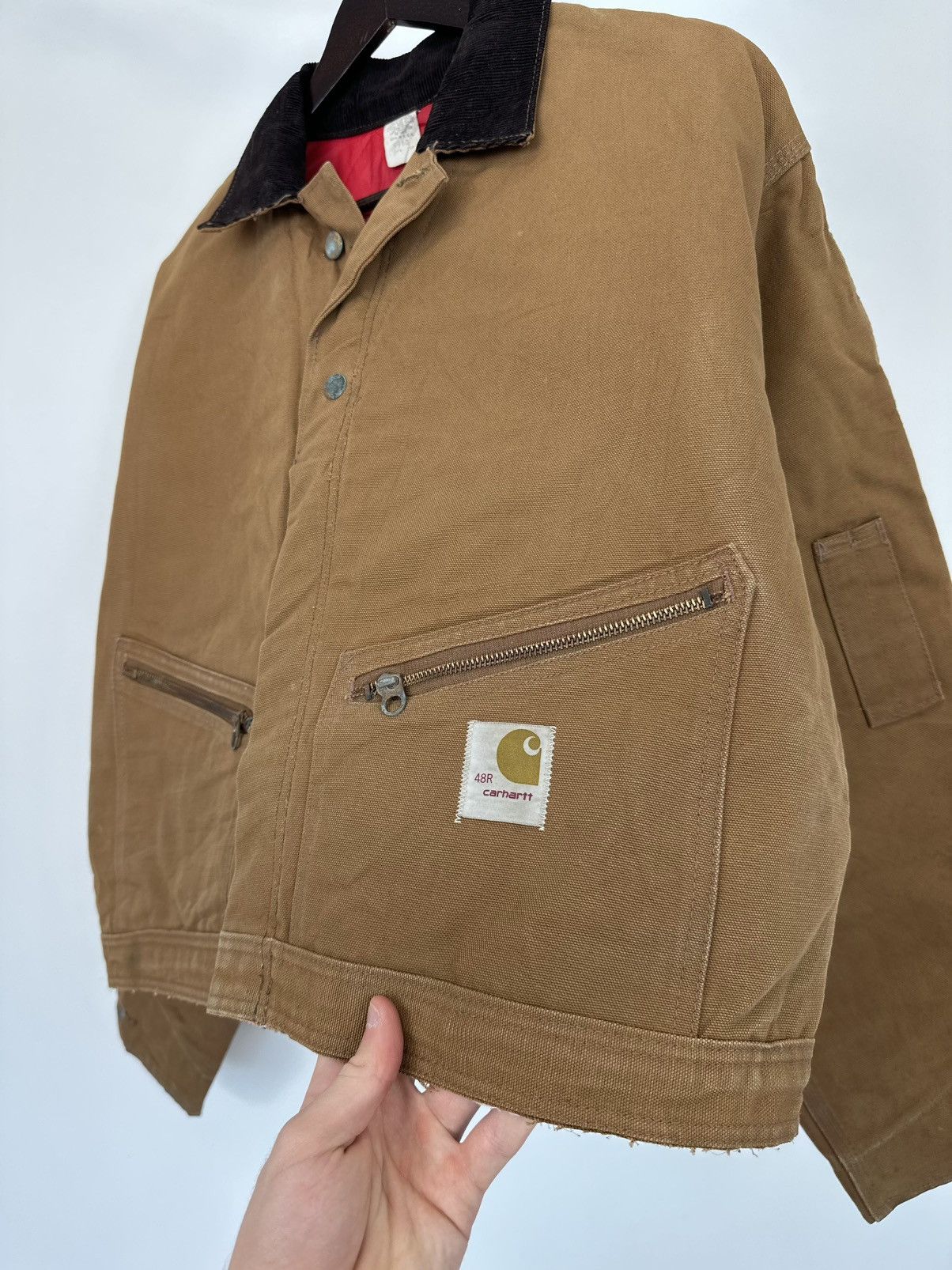 Carhartt Vintage 70s Carhartt USA Cropped Boxy Baggy Detroit Jacket Size US M / EU 48-50 / 2 - 3 Thumbnail