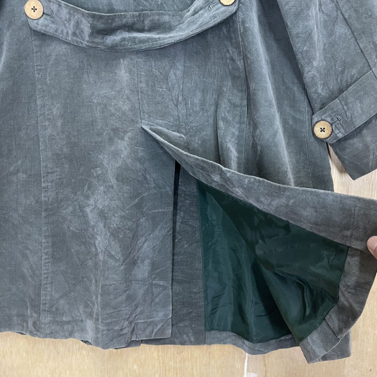 Issey Miyake Japanse Abuchi Inc Apple House Long Coat Jacket Size US M / EU 48-50 / 2 - 9 Thumbnail
