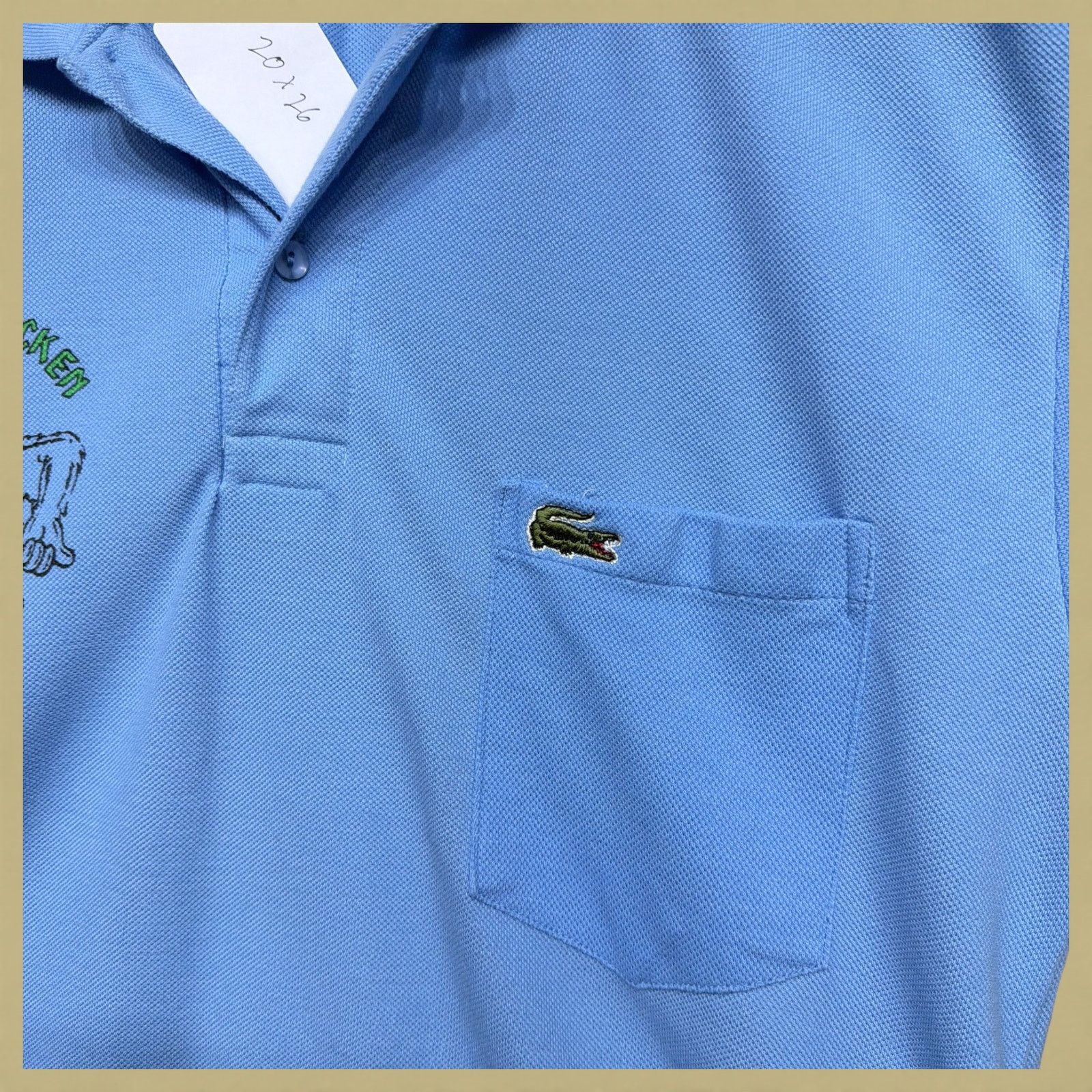 Lacoste Vintage Dirty Wild Chicken 2000s Polo Shirt Size XL Size US XL / EU 56 / 4 - 3 Thumbnail