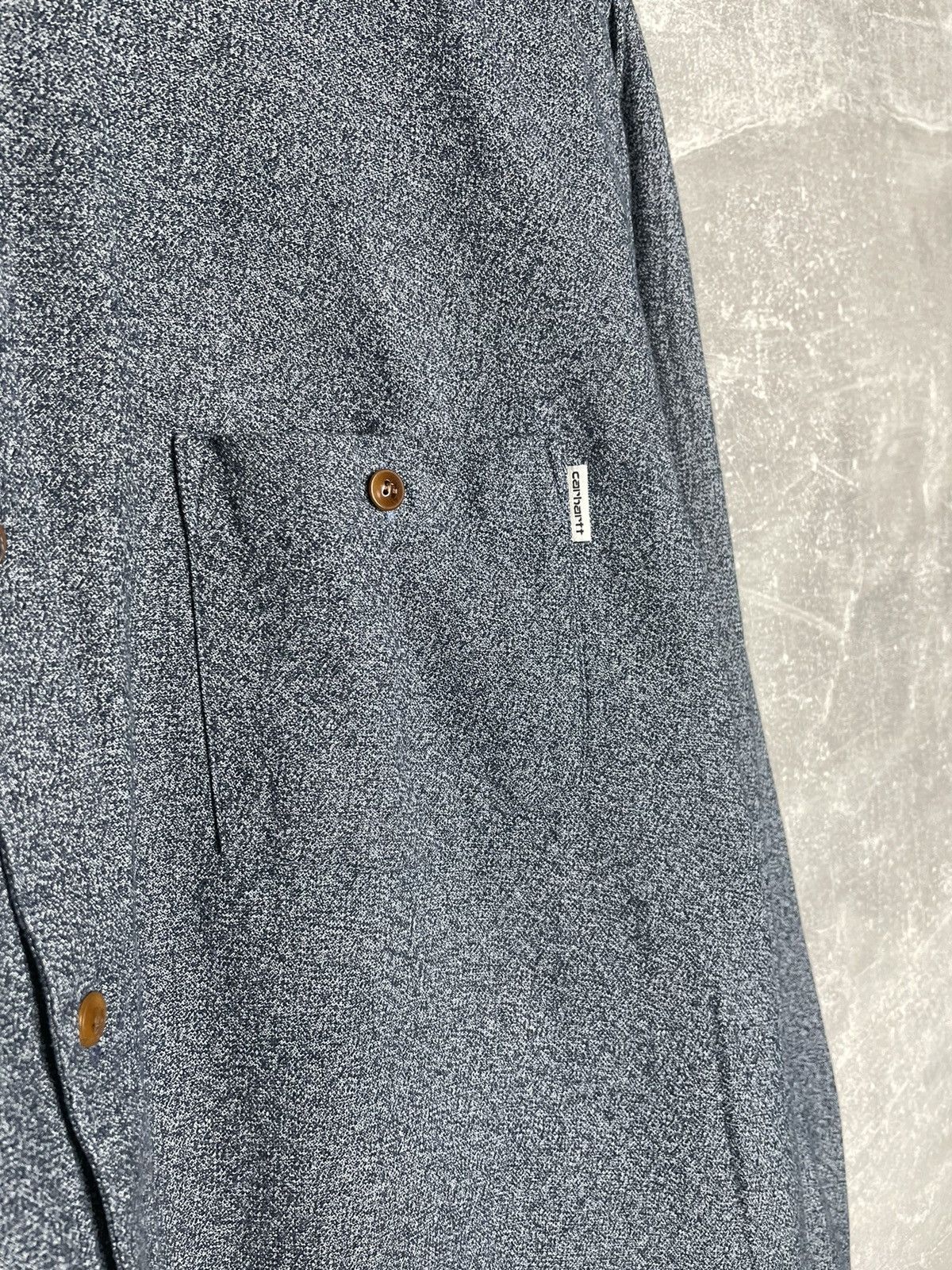 Carhartt × Carhartt Wip Carhartt Work in Progress Gray Flanell Shirt Size XL Size US XL / EU 56 / 4 - 4 Thumbnail