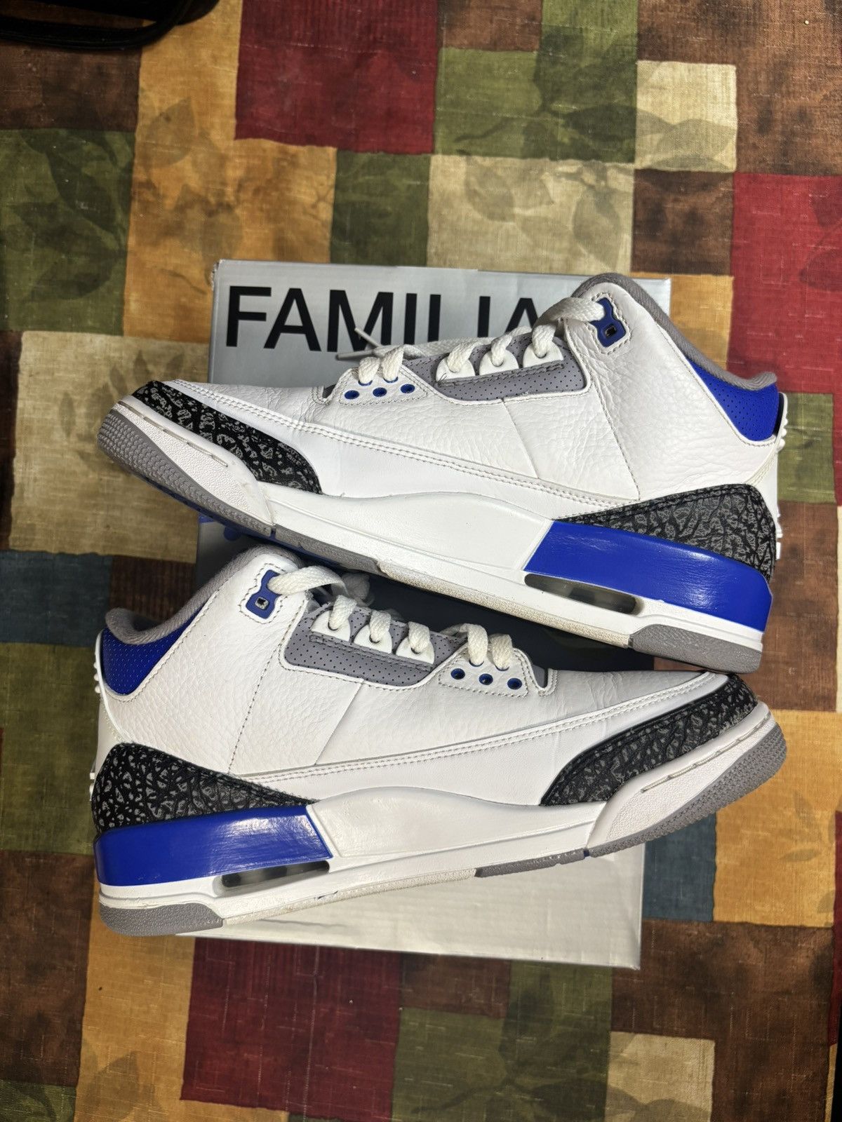 Jordan Brand Jordan 3 racer blue good condition ships same day. Size US 9.5 / EU 42-43 - 2 Thumbnail