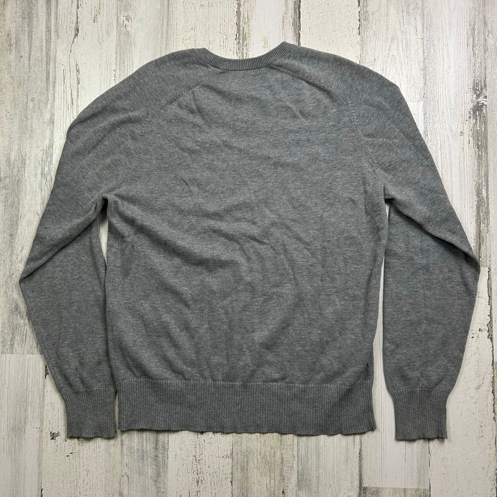 Original Penguin Original Penguin Gray Men's V-neck Sweater Size US M / EU 48-50 / 2 - 4 Thumbnail