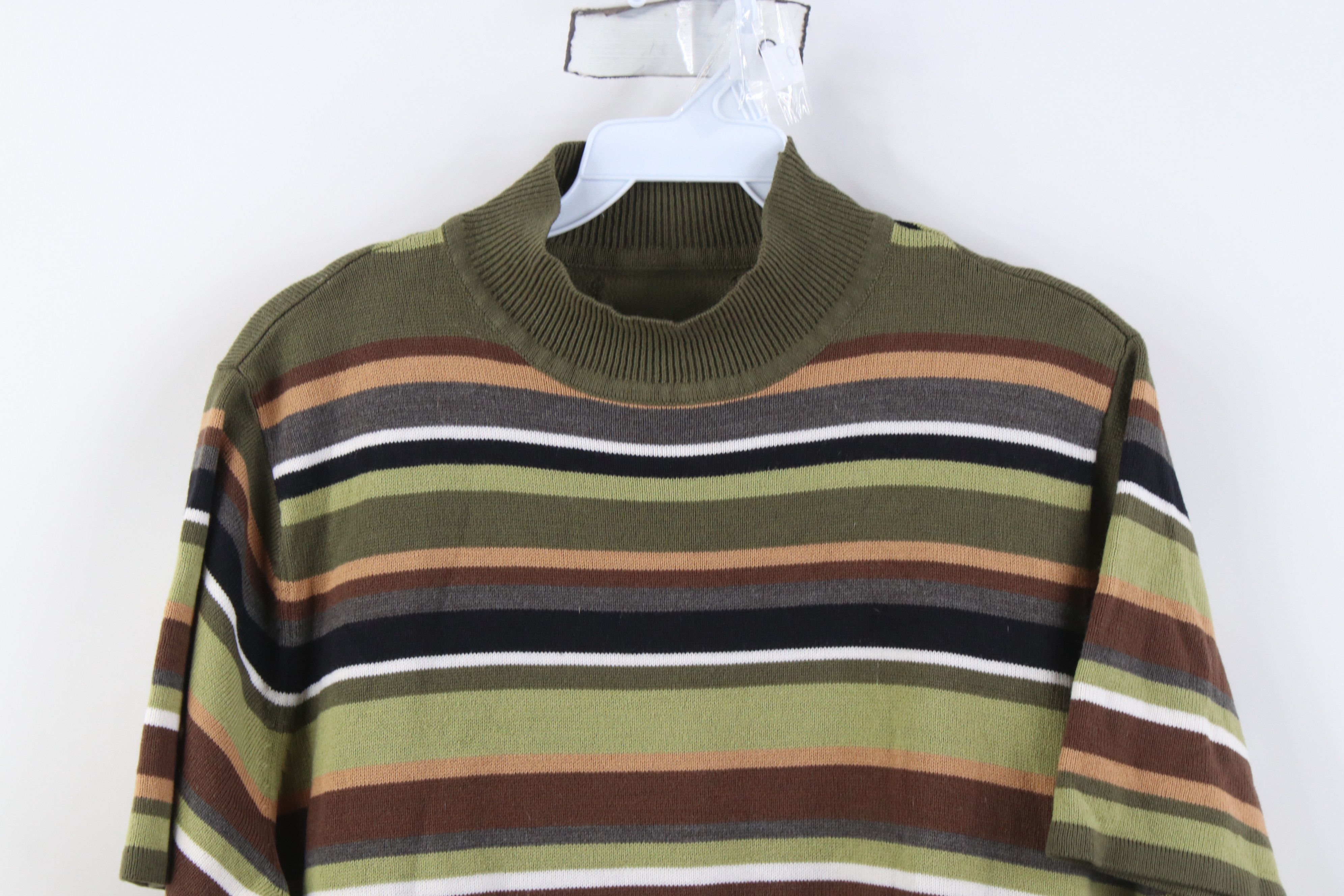 Vintage Vintage 90s Y2K Babydoll Block Knit Joey Potter Sweater Size L / US 10 / IT 46 - 2 Thumbnail