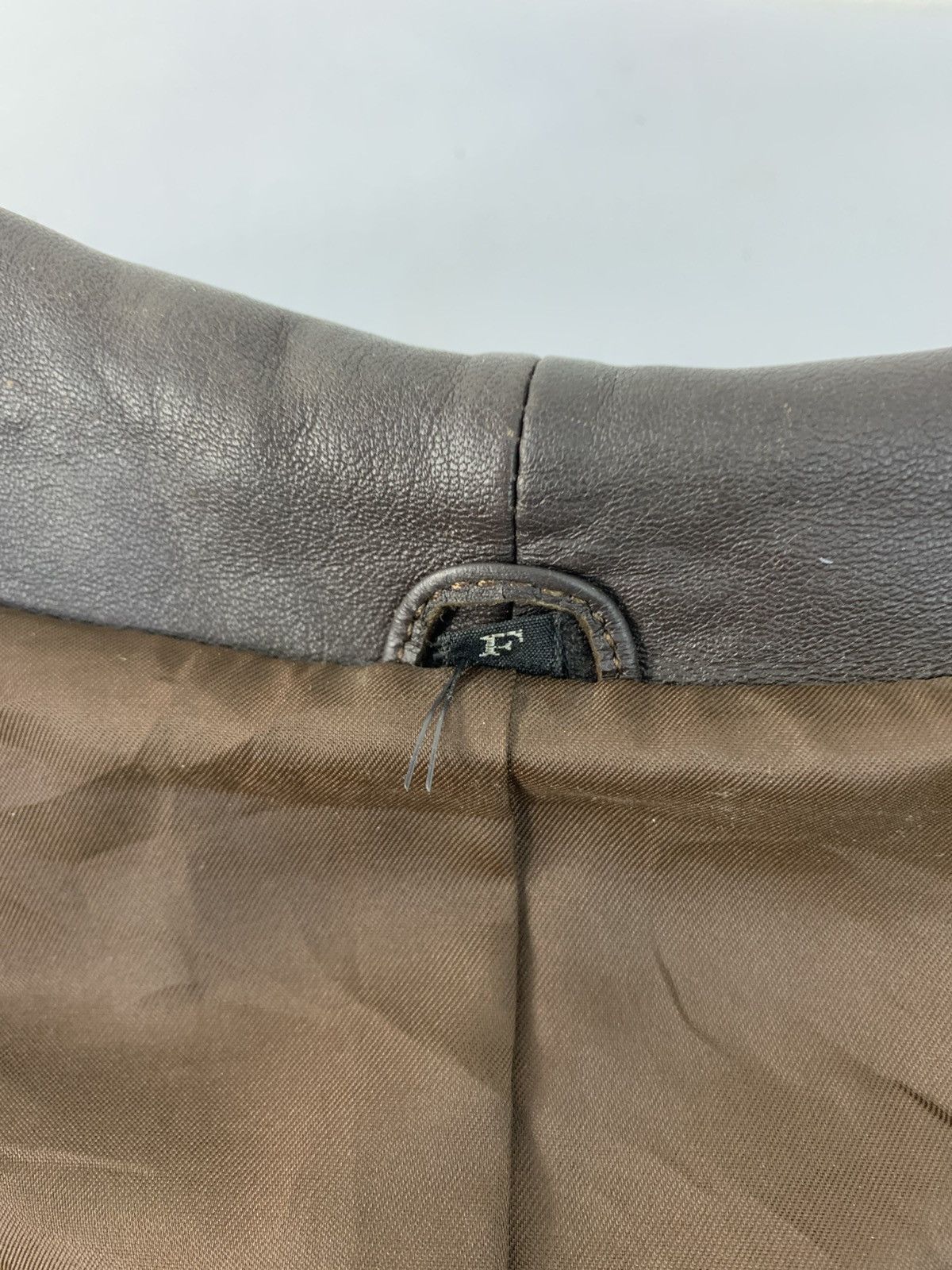 Japanese Brand 80s 90s Leather Jacket Made in Japan Single Button Style Size US M / EU 48-50 / 2 - 7 Thumbnail