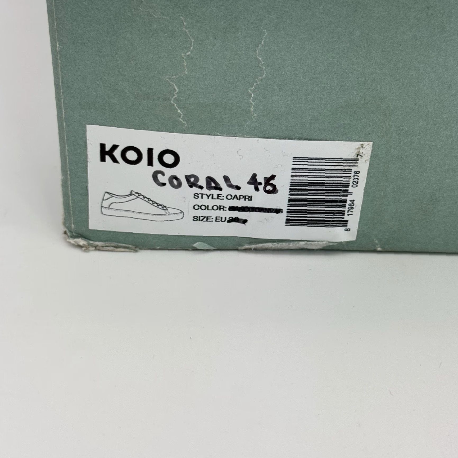 Koio KOIO Capri Low Top Sneakers Men's Size 13 US / 46 EU White Leather Athletic Size US L / EU 52-54 / 3 - 4 Thumbnail