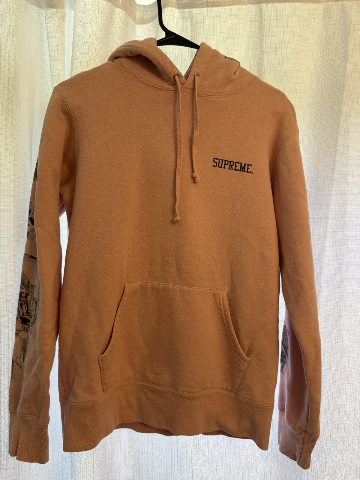 Supreme Supreme MC Escher Hoodie Dusty Pink Size US S / EU 44-46 / 1 - 1 Thumbnail
