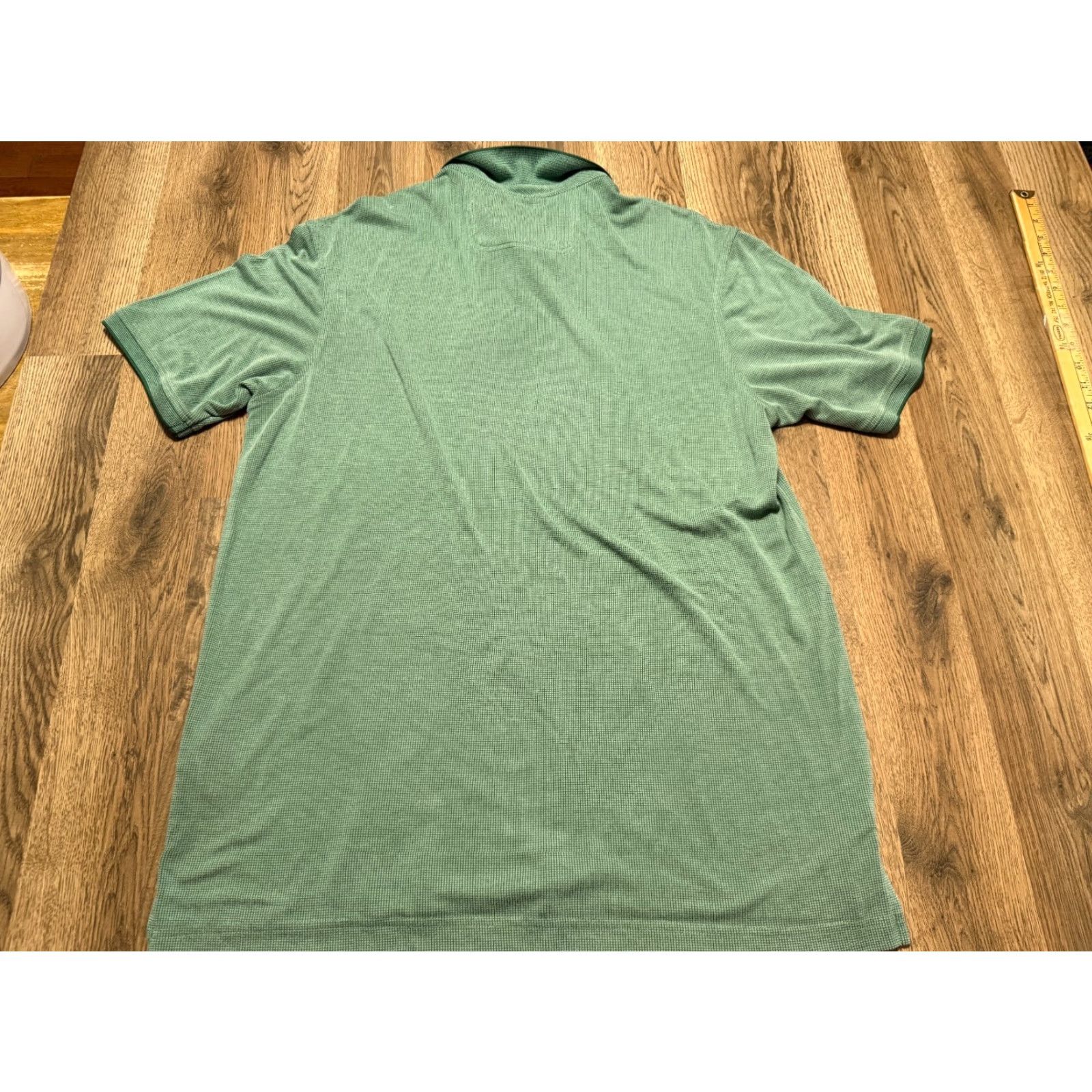 Vintage Kirkland Signature Shirt Polo Men's XL Short Sleeve Green White Collar Stretch Regular Casual Golf Modern Classic Size US XL / EU 56 / 4 - 2 Thumbnail