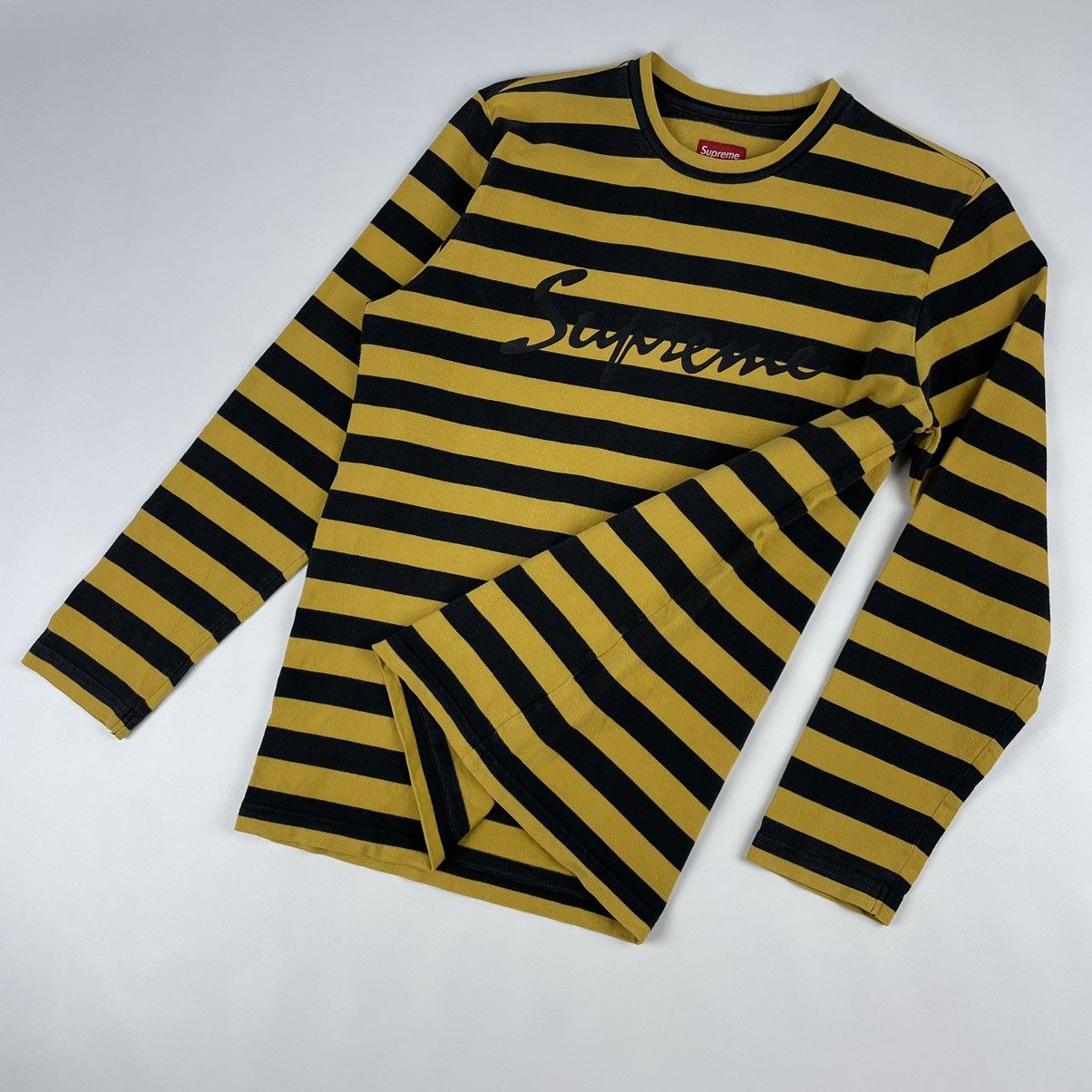 Supreme Supreme Striped Long Sleeve T-Shirt Size US M / EU 48-50 / 2 - 4 Thumbnail