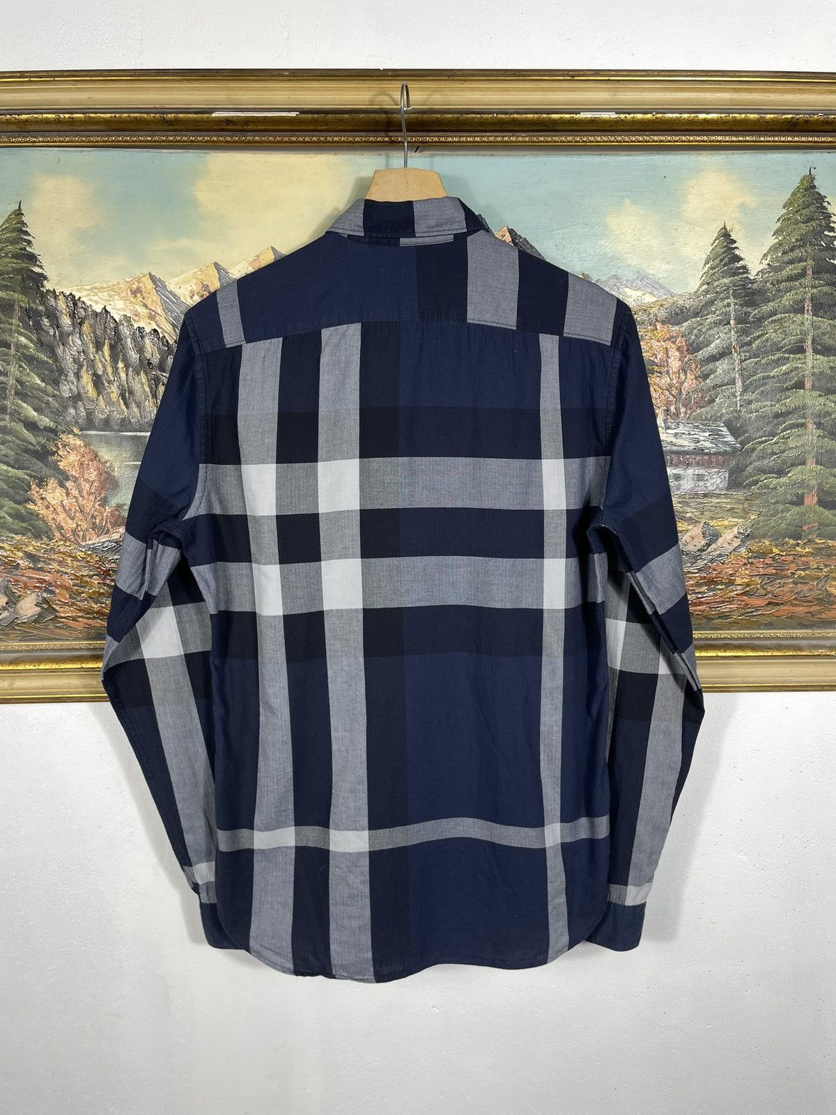 Burberry Burberry Blue Nova Check Checkered Shirt Old Money Luxury Size US S / EU 44-46 / 1 - 5 Thumbnail