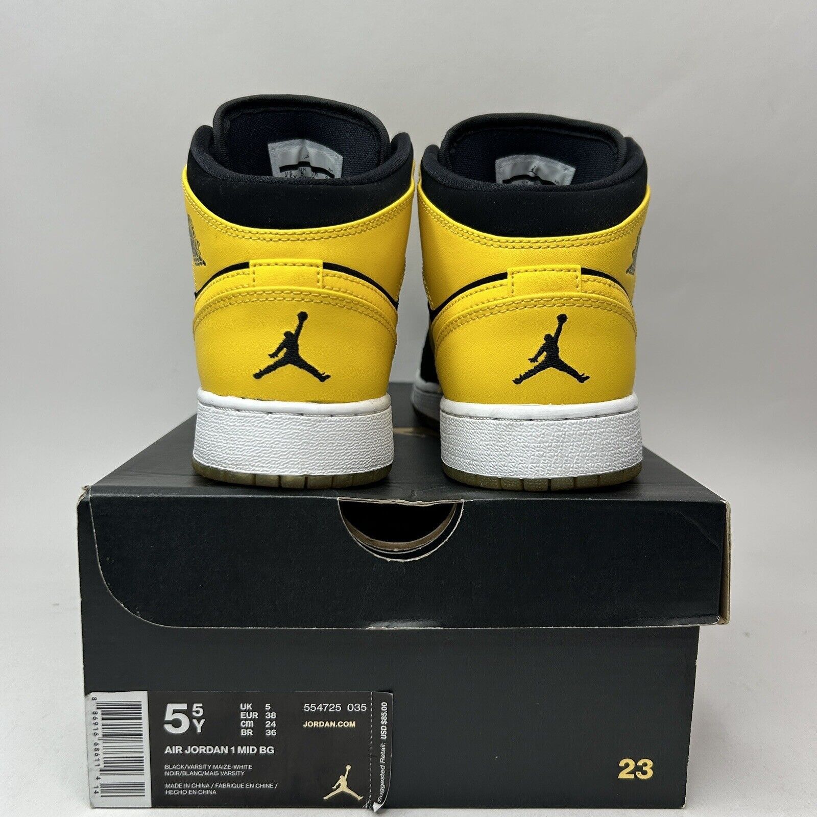 Nike Nike Air Jordan 1 Retro Mid BG “New Love” 2017 orn Size US 7 / EU 40 - 5 Thumbnail