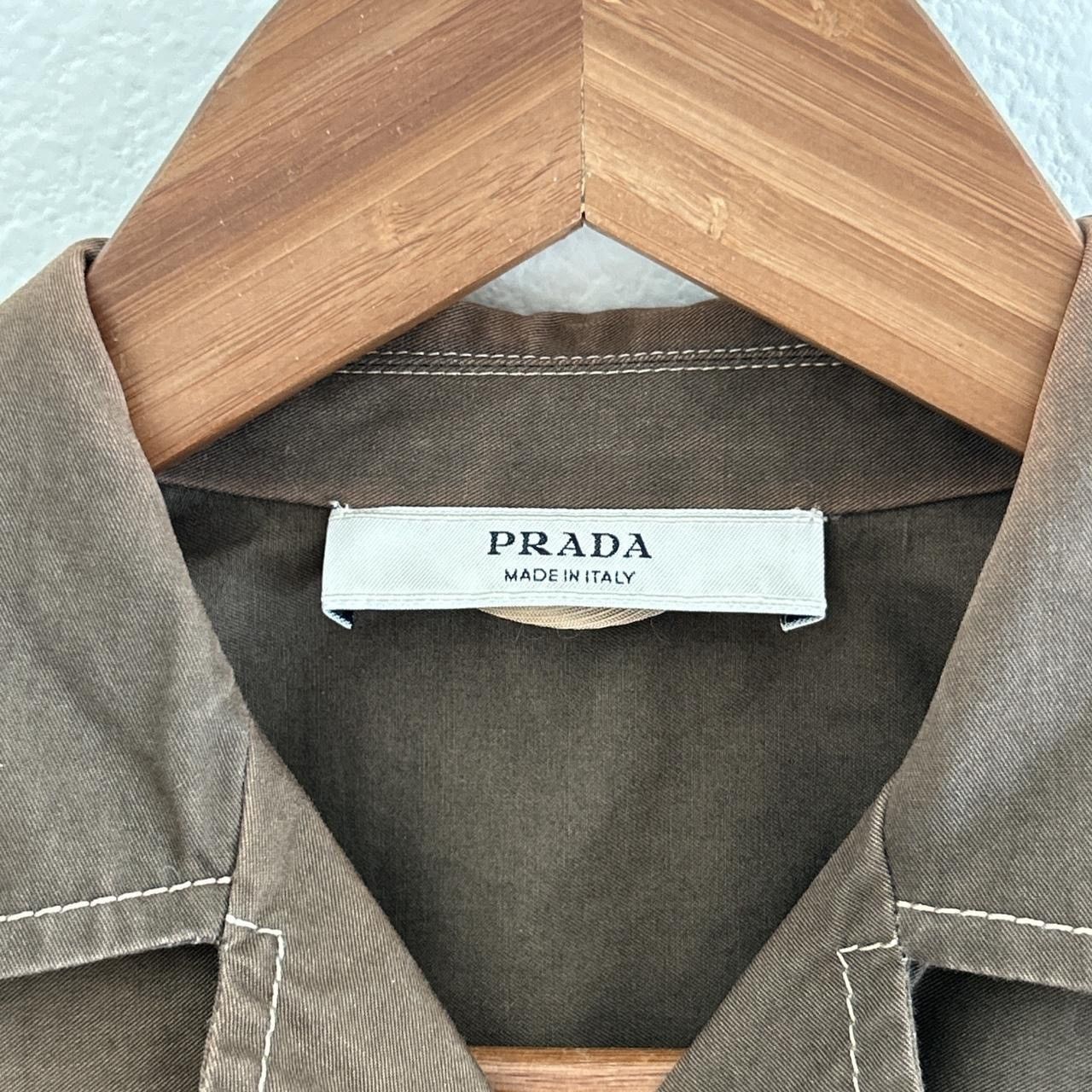 Prada Spring 2004 Prada Gradient Degrade Trucker Crop Jacket Size XXS / US 00 / IT 34 - 4 Thumbnail
