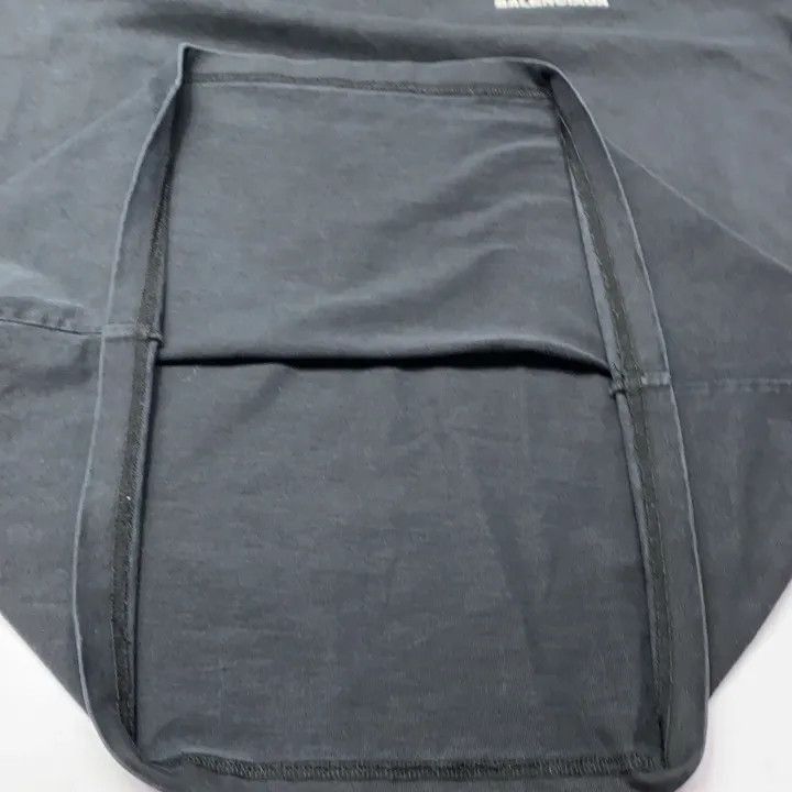 Balenciaga Balenciaga SS22 Black Logo Short Sleeve T-Shirt 0079-2507 Size M / US 6-8 / IT 42-44 - 9 Thumbnail