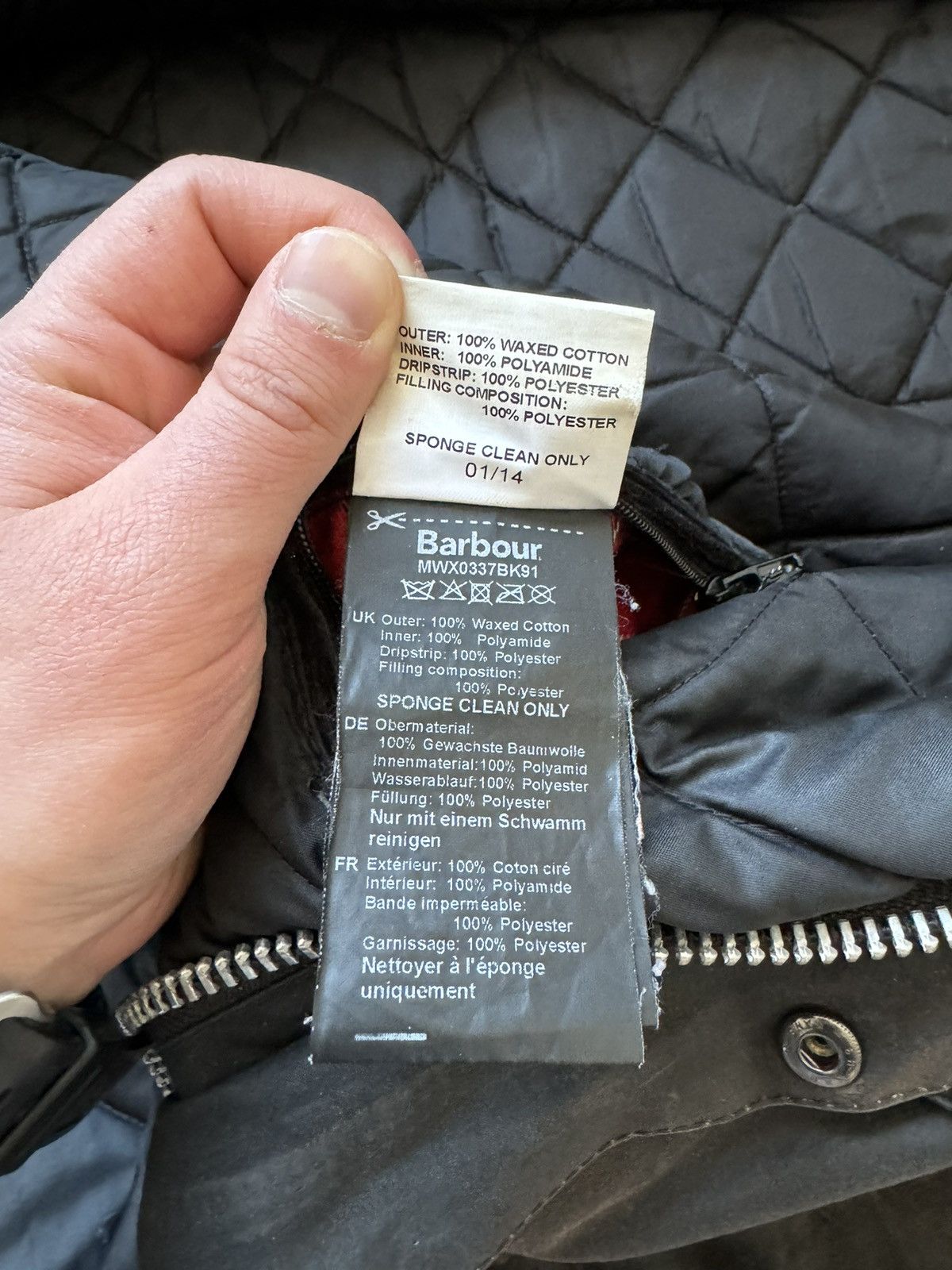 Barbour International Duke Waxed Jacket