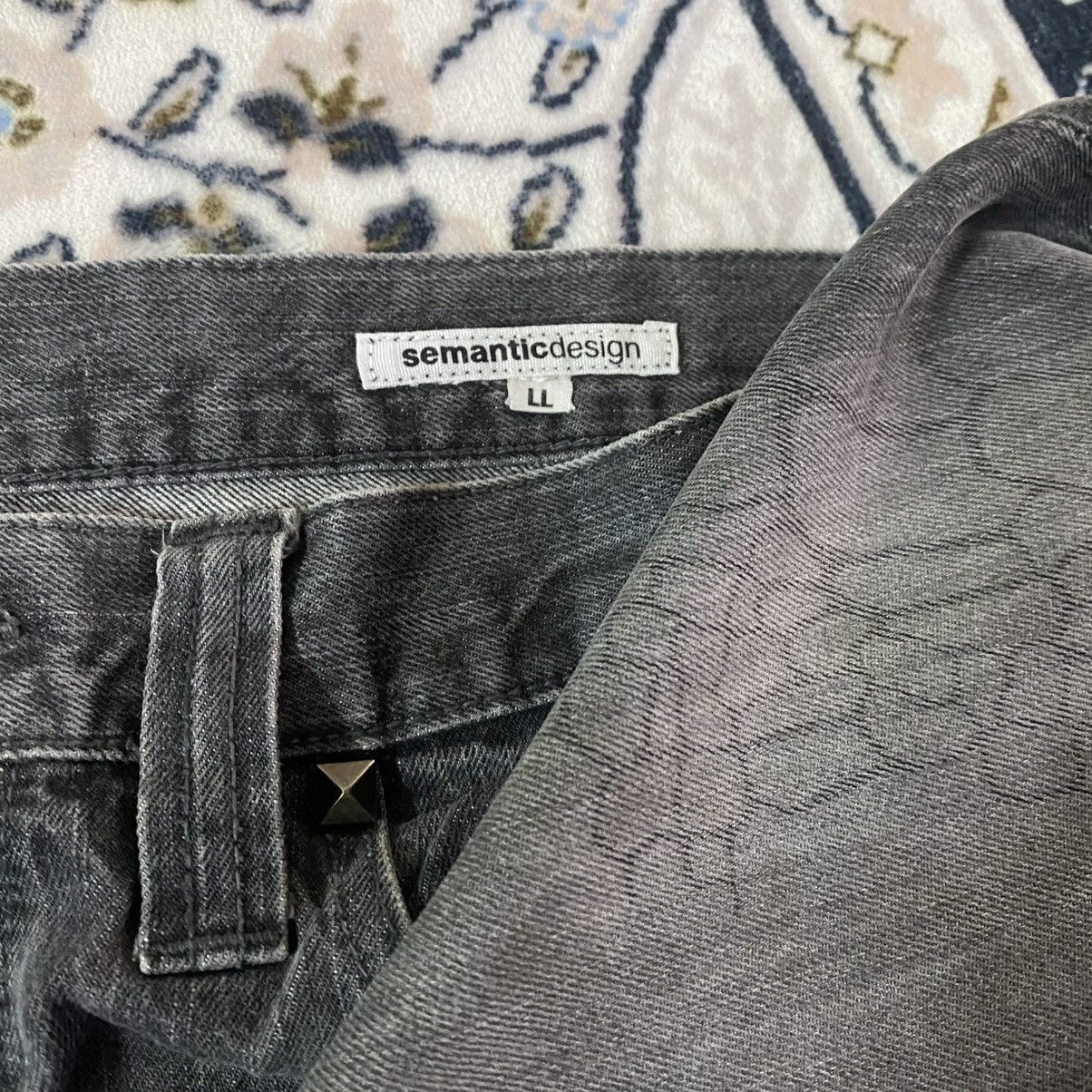 semanticdesign Semantic Design Spiderweb Denim Flare Jeans Size US 34 / EU 50 - 23 Thumbnail