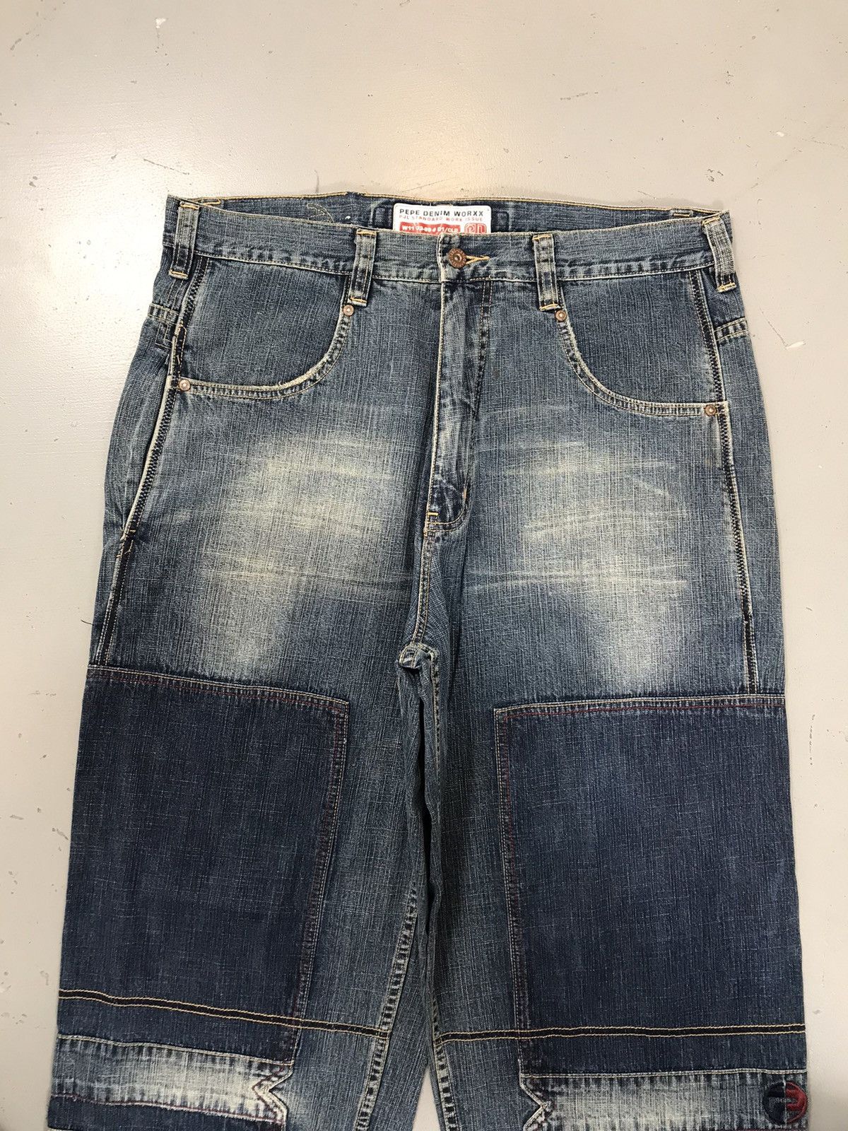 Pepe Jeans × Vintage Y2K Style Pepe Denim Worxx Size US 36 / EU 52 - 7 Thumbnail