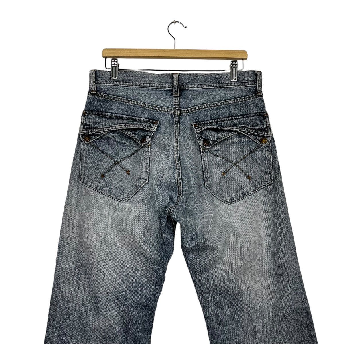 14th Addiction Vintage Japanese Designer Distressed Denim Size US 34 / EU 50 - 9 Thumbnail