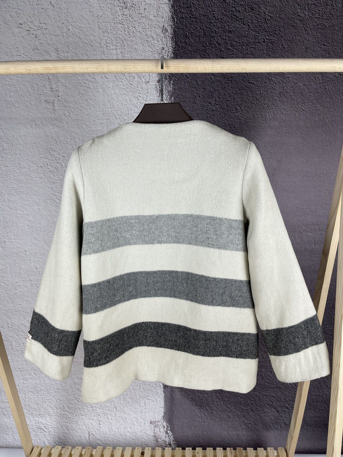 Woolrich Woolen Mills Woolrich Archive pattern Woolen Mills striped coat jacket Size XS / US 0-2 / IT 36-38 - 15 Thumbnail