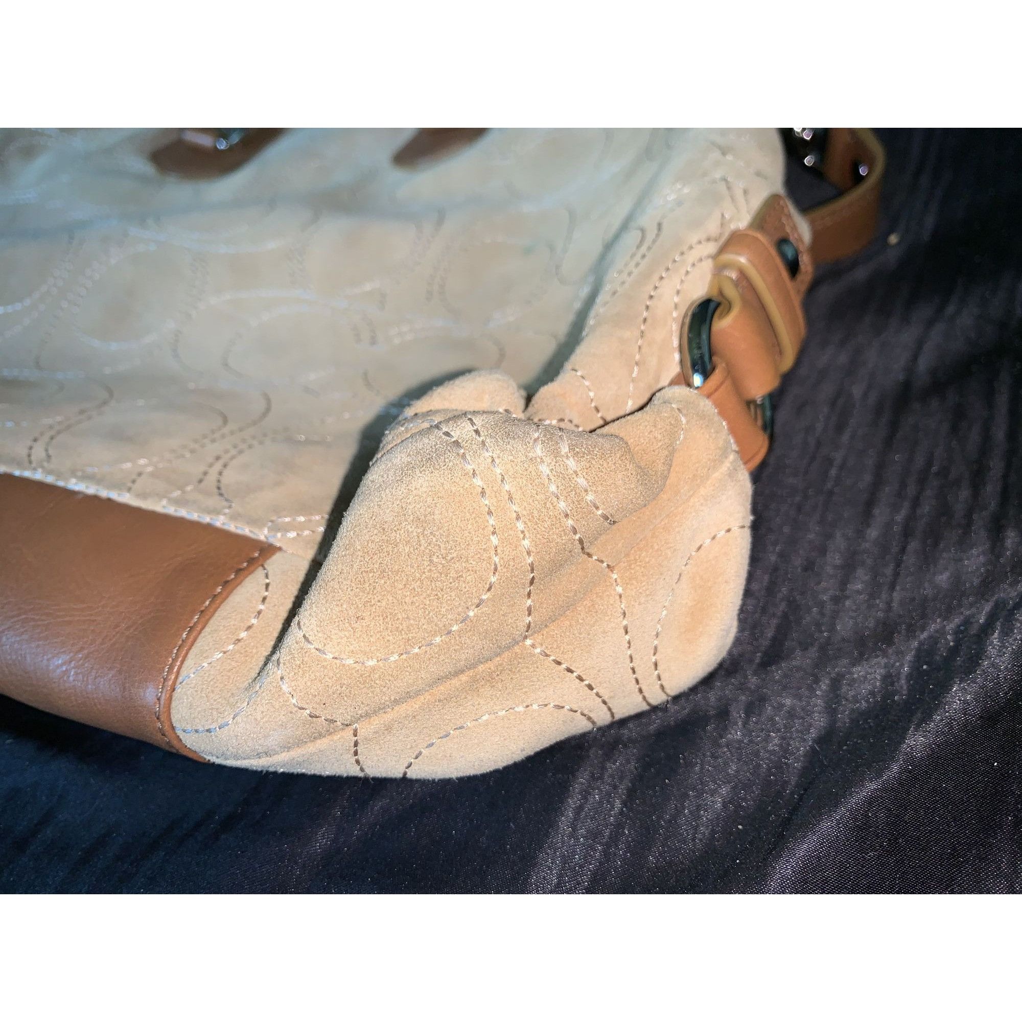 Coach Vintage Coach Convertible Two-way Suede Handbag Size ONE SIZE - 7 Thumbnail
