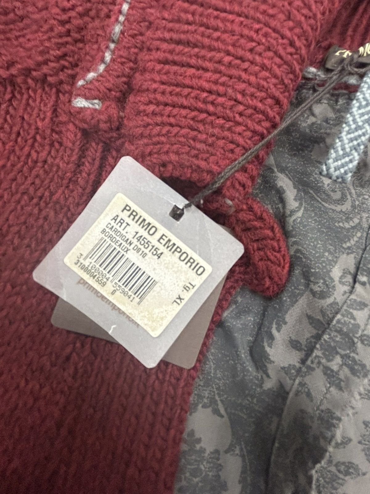 Other Primo Emporio Made in Italy Wool Blend Cardigan - NWT Size US XL / EU 56 / 4 - 8 Thumbnail