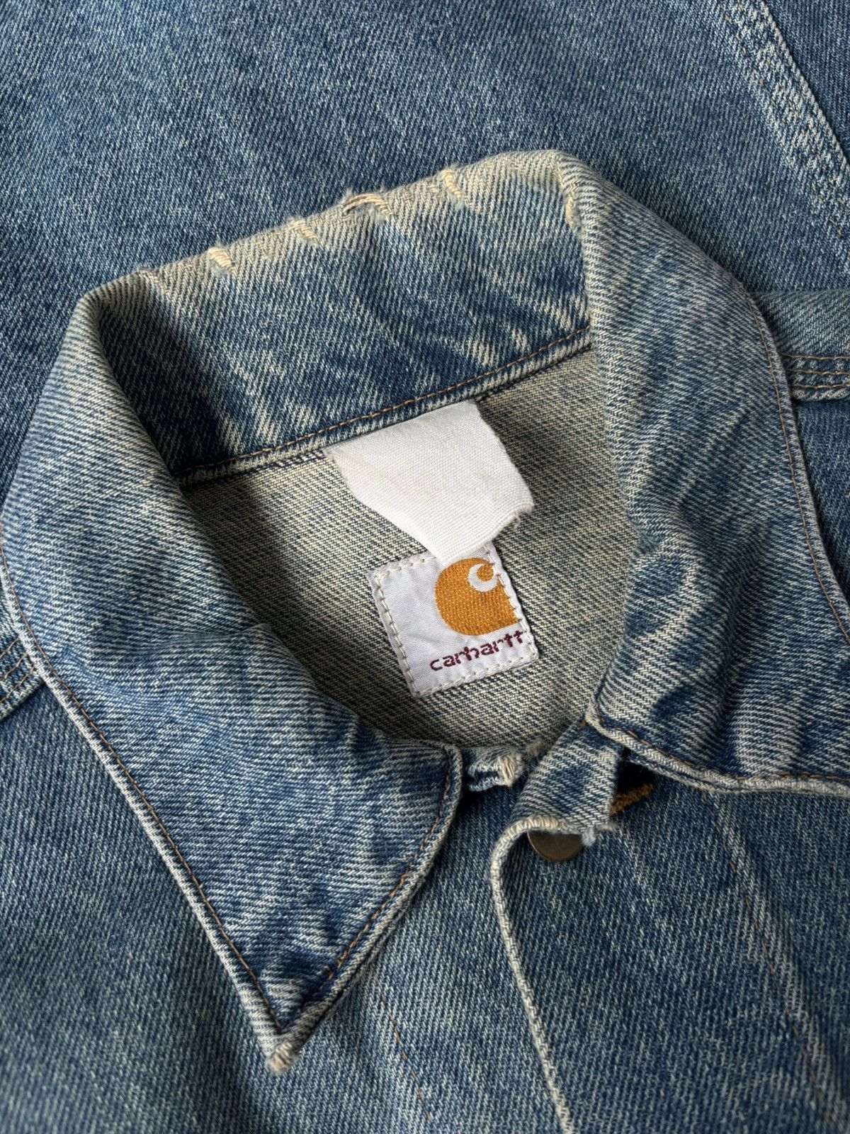 Carhartt vintage 90's carhartt trucker jacket size XS fit S Size US XS / EU 42 / 0 - 4 Thumbnail