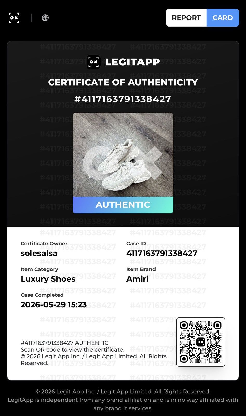 Amiri Amiri Skeleton Runner Grey Size US 11 / EU 44 - 12 Thumbnail