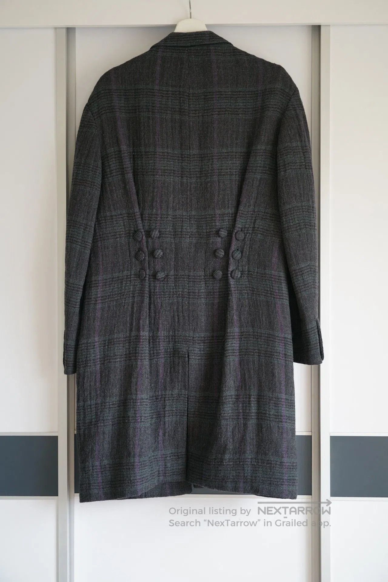 Yohji Yamamoto yohji yamamoto plaid wool coat. Size US M / EU 48-50 / 2 - 2 Thumbnail