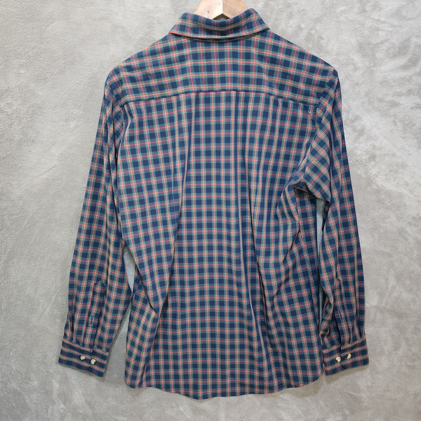 Mizzen+Main Mizzen + Main Men's M Red/Blue Plaid Shirt - True Fit, Size US M / EU 48-50 / 2 - 2 Thumbnail