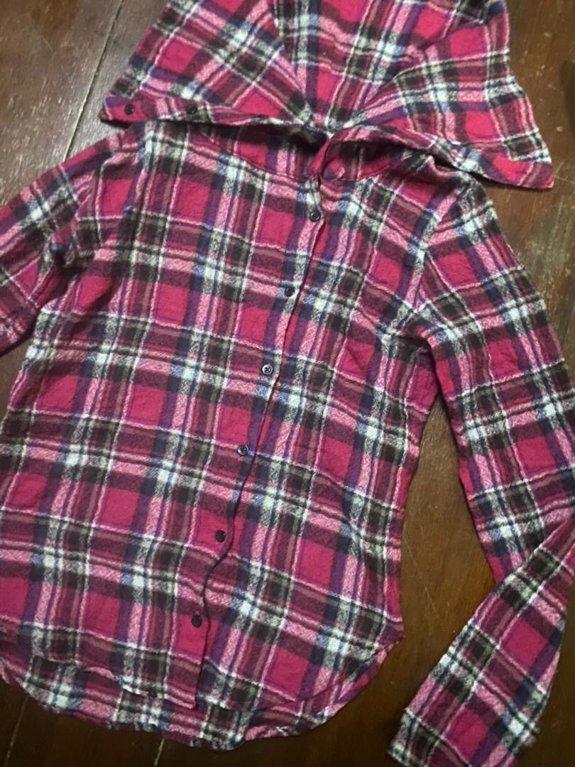 Flannel × Hysteric Glamour Hysteric glamour wool button up turtleneck shirt Size S / US 4 / IT 40 - 4 Thumbnail