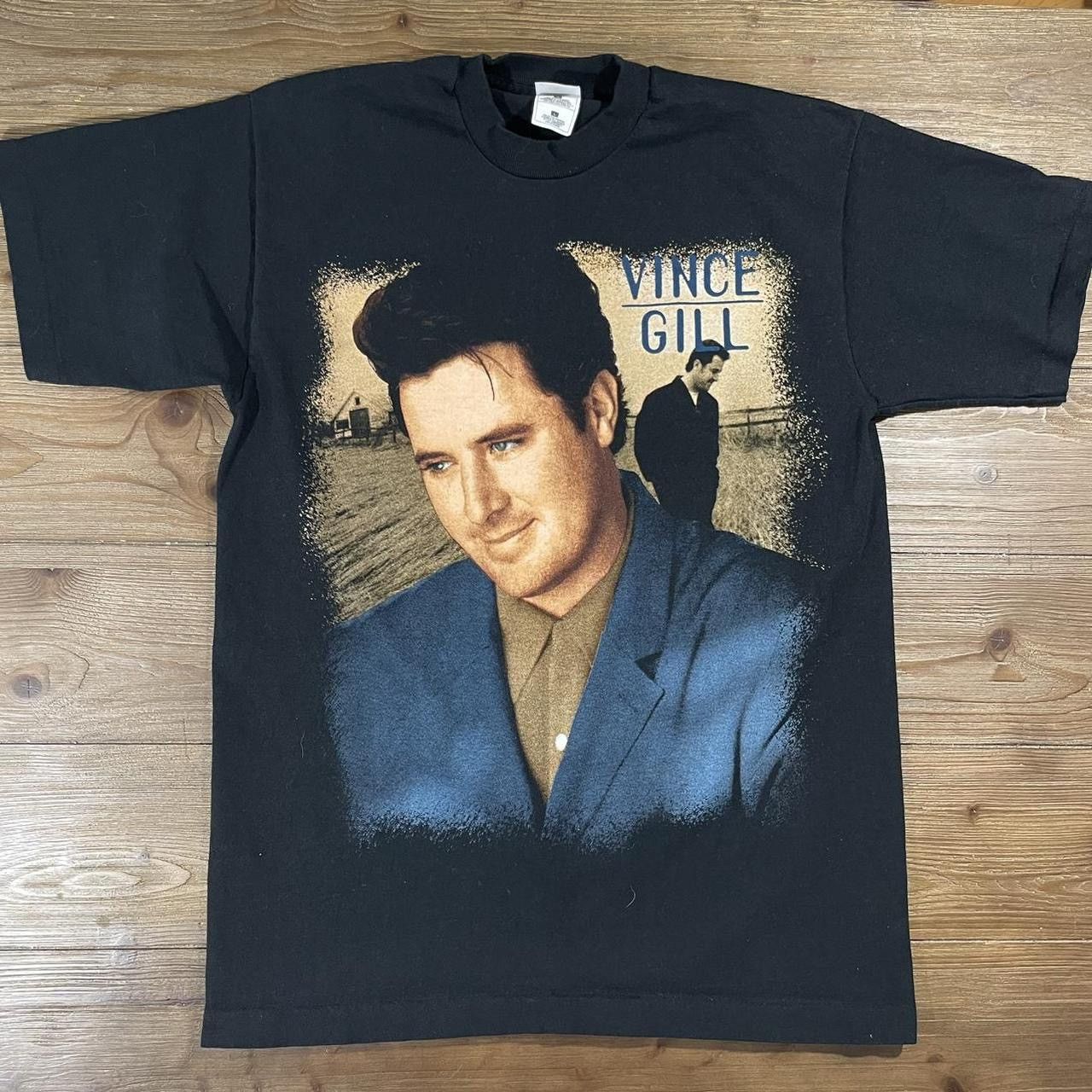 Band Tees × Vintage Vintage 90’s Vince Gill Country Music Tour T-Shirt Size US L / EU 52-54 / 3 - 1 Thumbnail