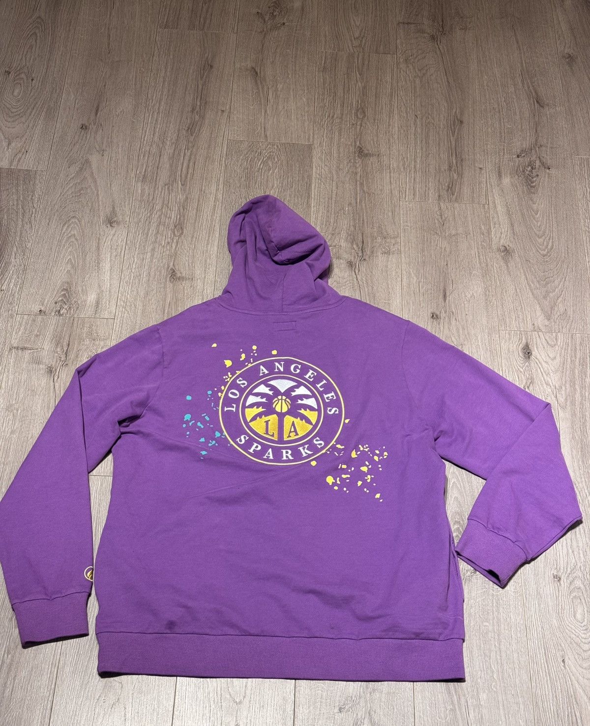Vintage Vintage Hoodie Sparks Los Angeles Size US XXL / EU 58 / 5 - 2 Thumbnail